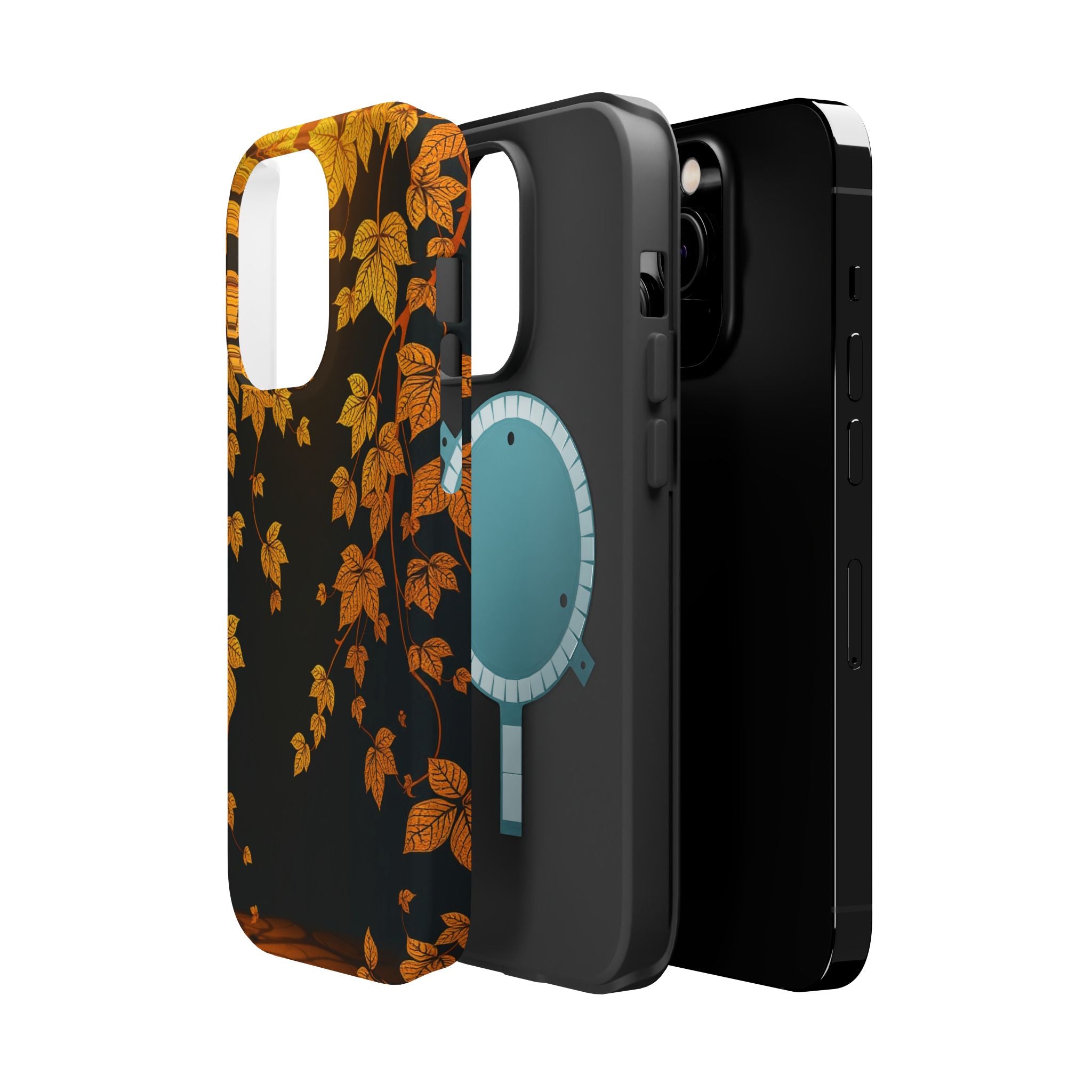 iPhone Mustard And Rust Art Nouveau Vine Slim Everyday iPhone 14 · iPhone Case
