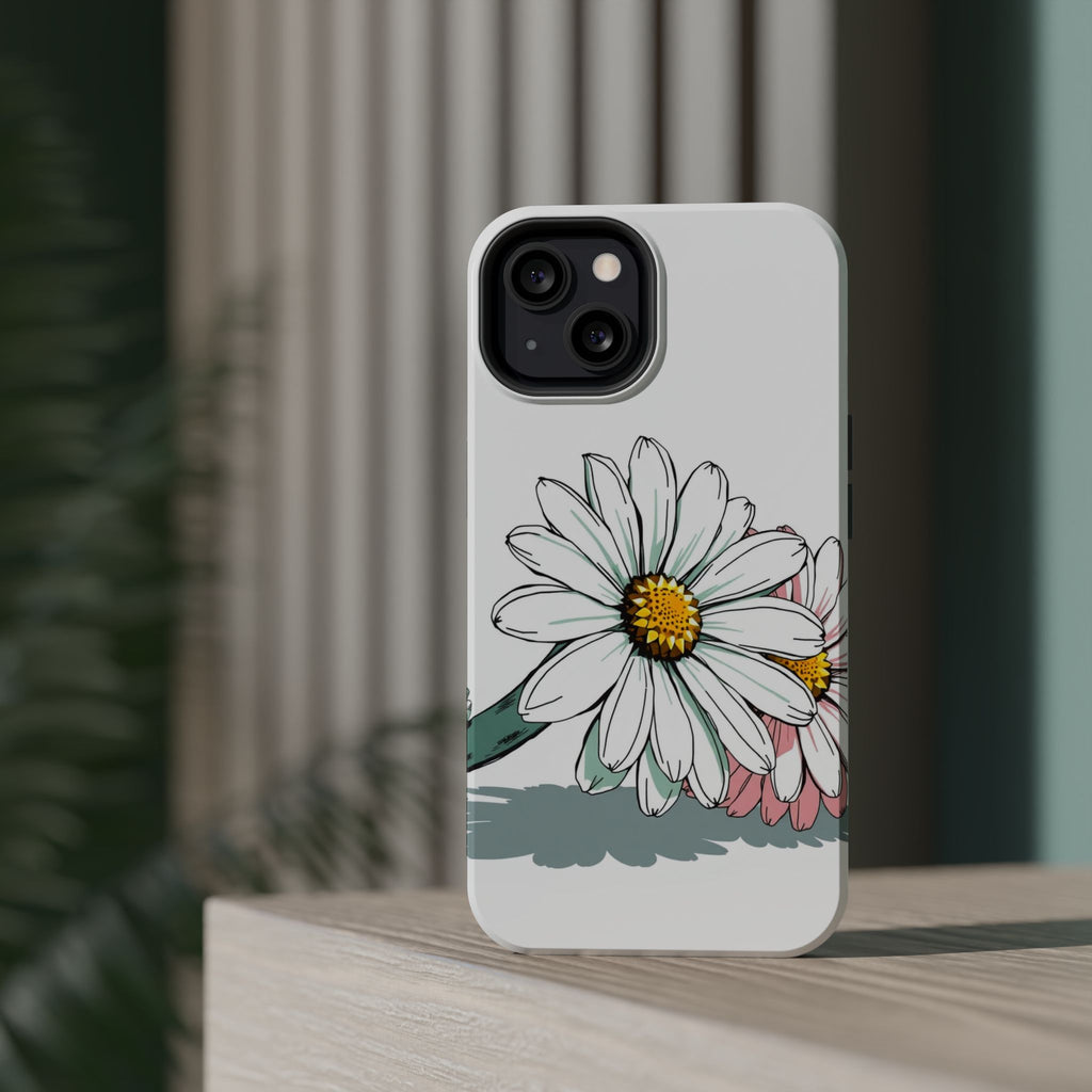 iPhone Daisy Chain Hand-Drawn Sketch Slim Everyday Designer Case · iPhone Case