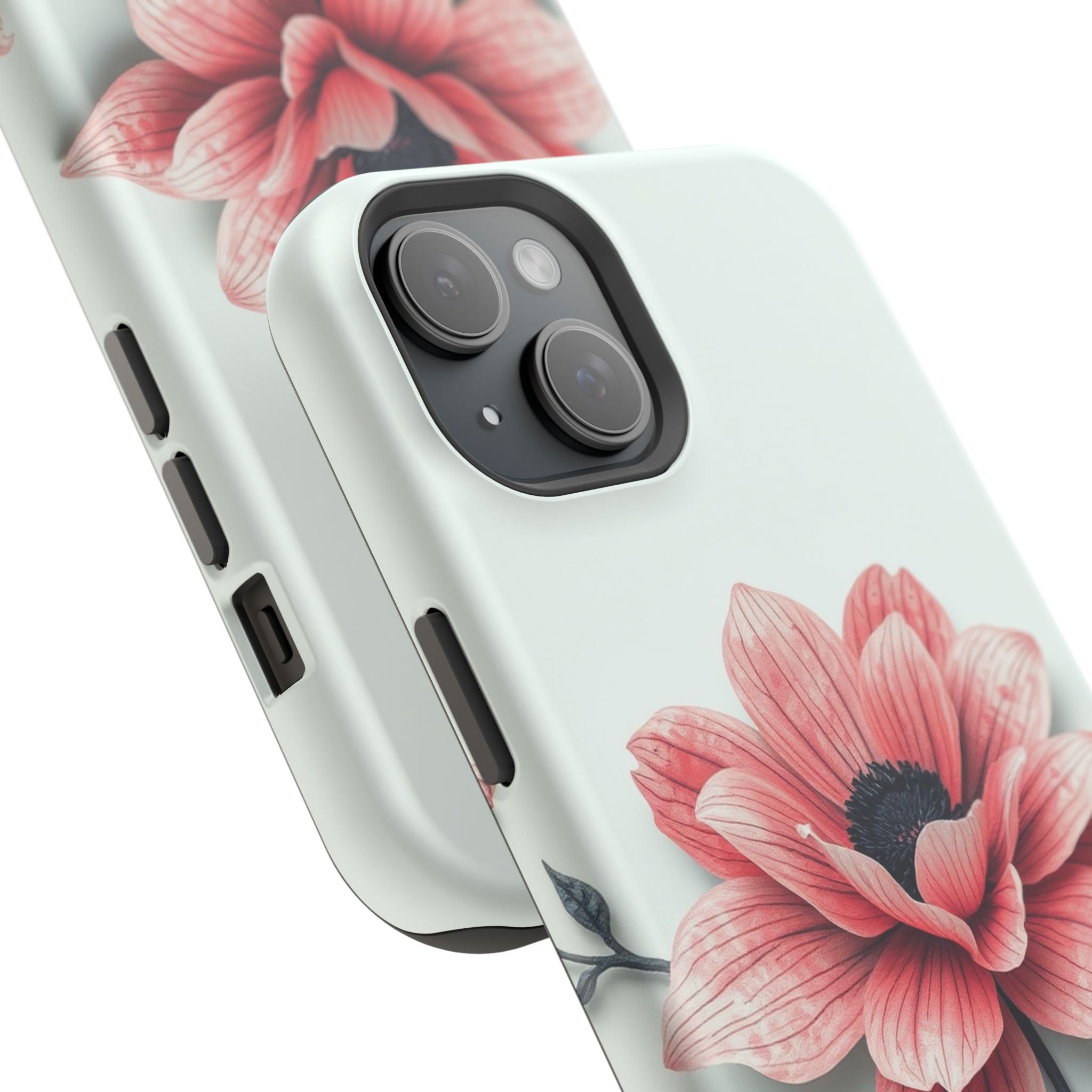 iPhone Dreamy Floral Ink Wash Design Slim Everyday iPhone 12 Designer · iPhone C
