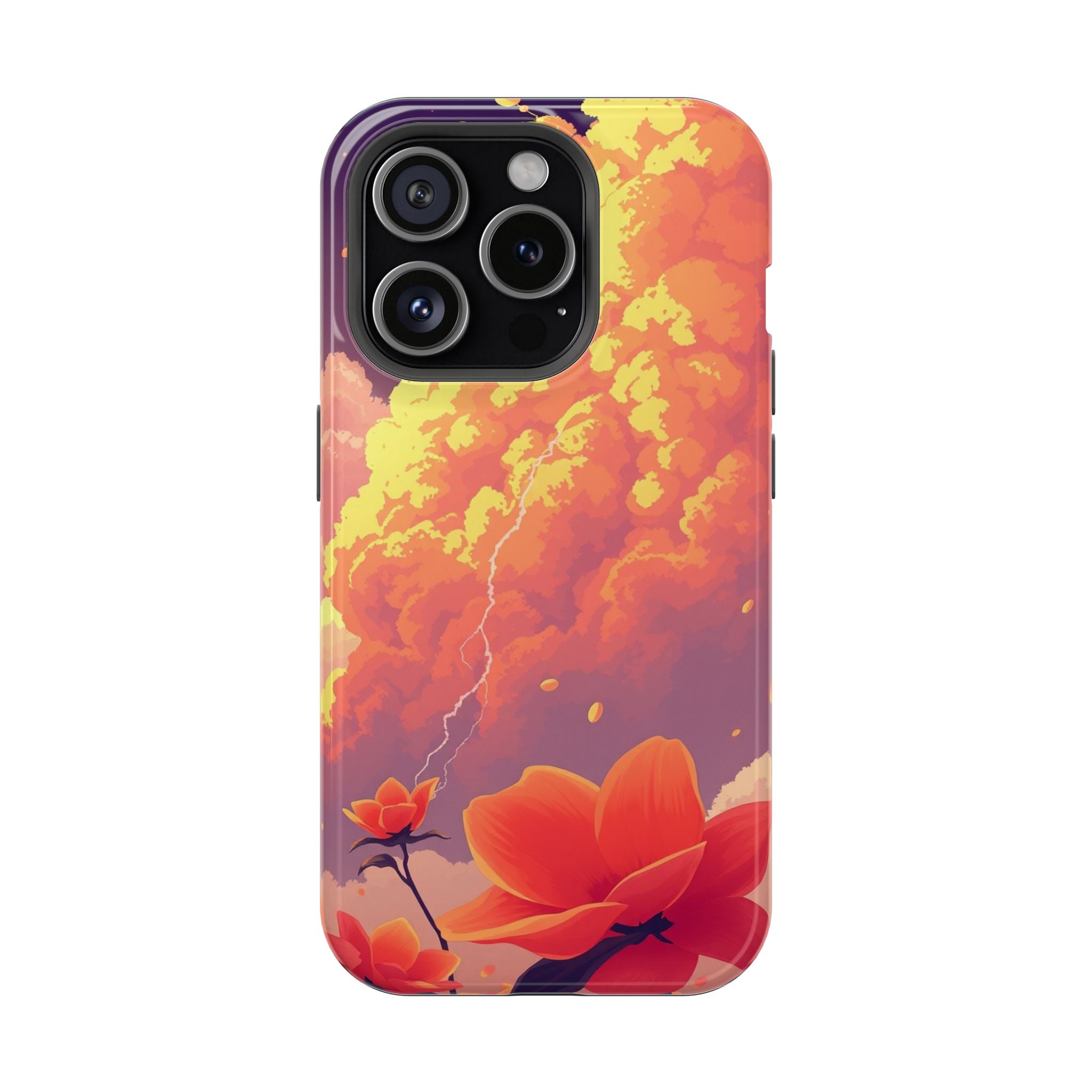 iPhone Sunset Amber And Peach Petal Storm Slim iPhone Everyday Designer · iPhone