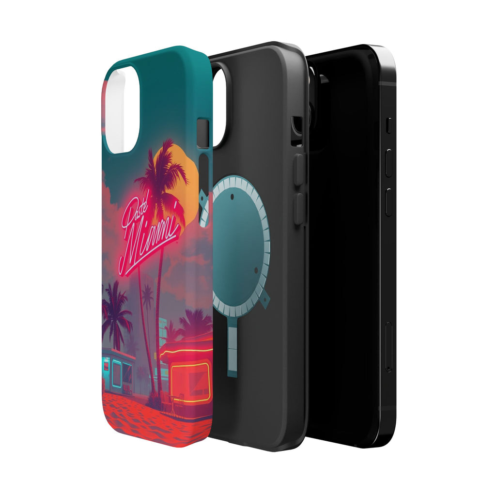 iPhone 1980s Pastel Miami Enchanted Art Slim Everyday Designer Case · iPhone Cas