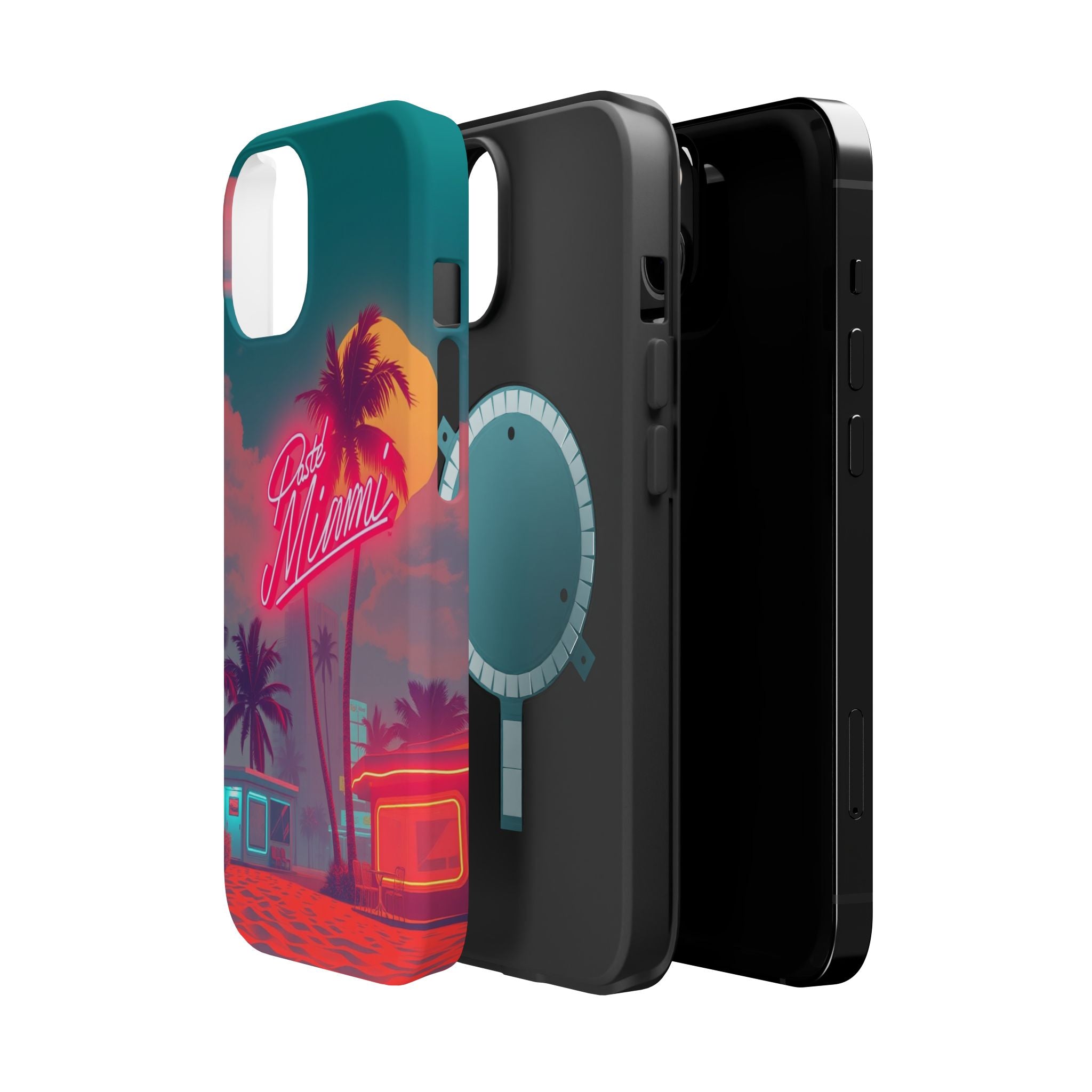 iPhone 1980s Pastel Miami Enchanted Art Slim Everyday Designer Case · iPhone Cas