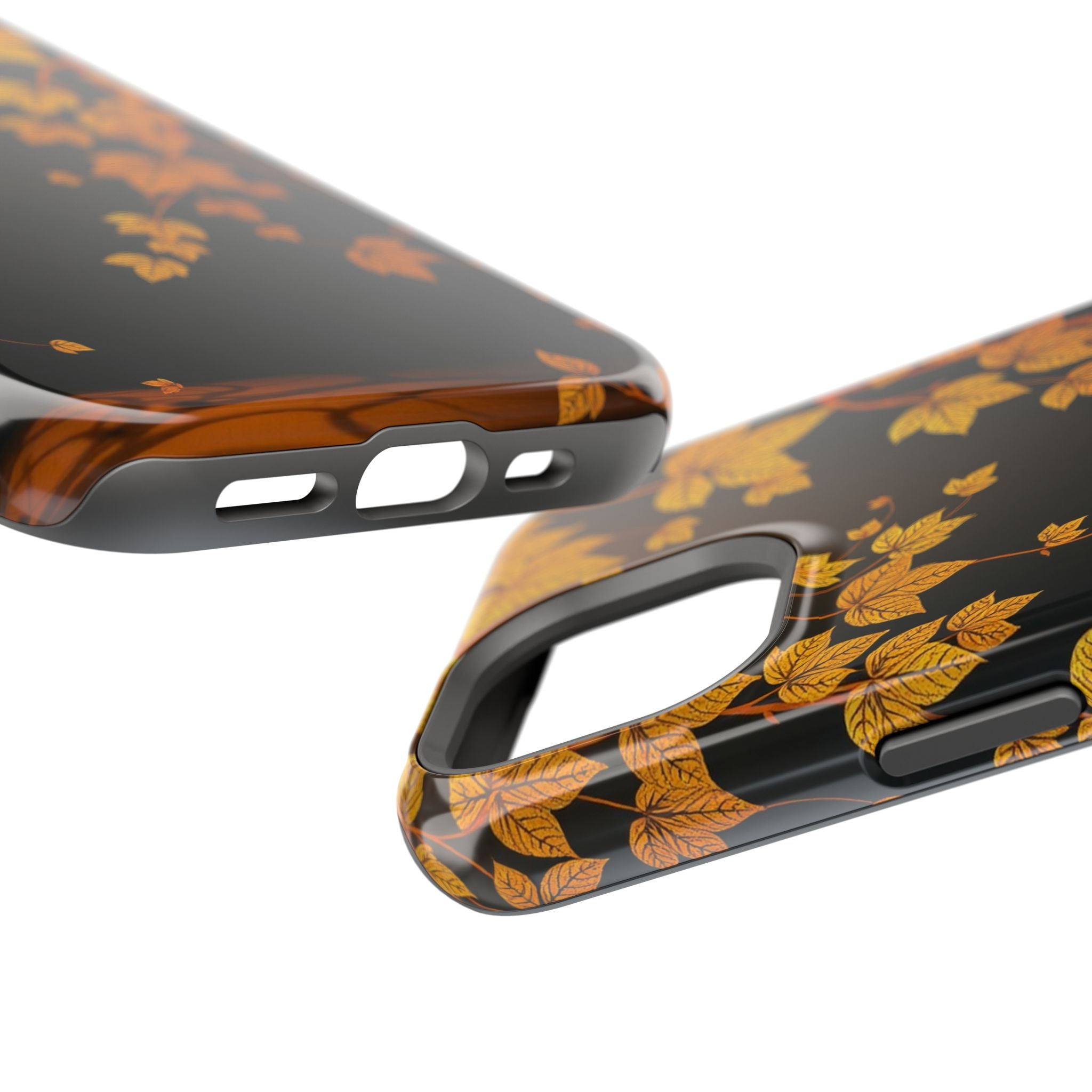 iPhone Mustard And Rust Art Nouveau Vine Slim Everyday iPhone 14 · iPhone Case