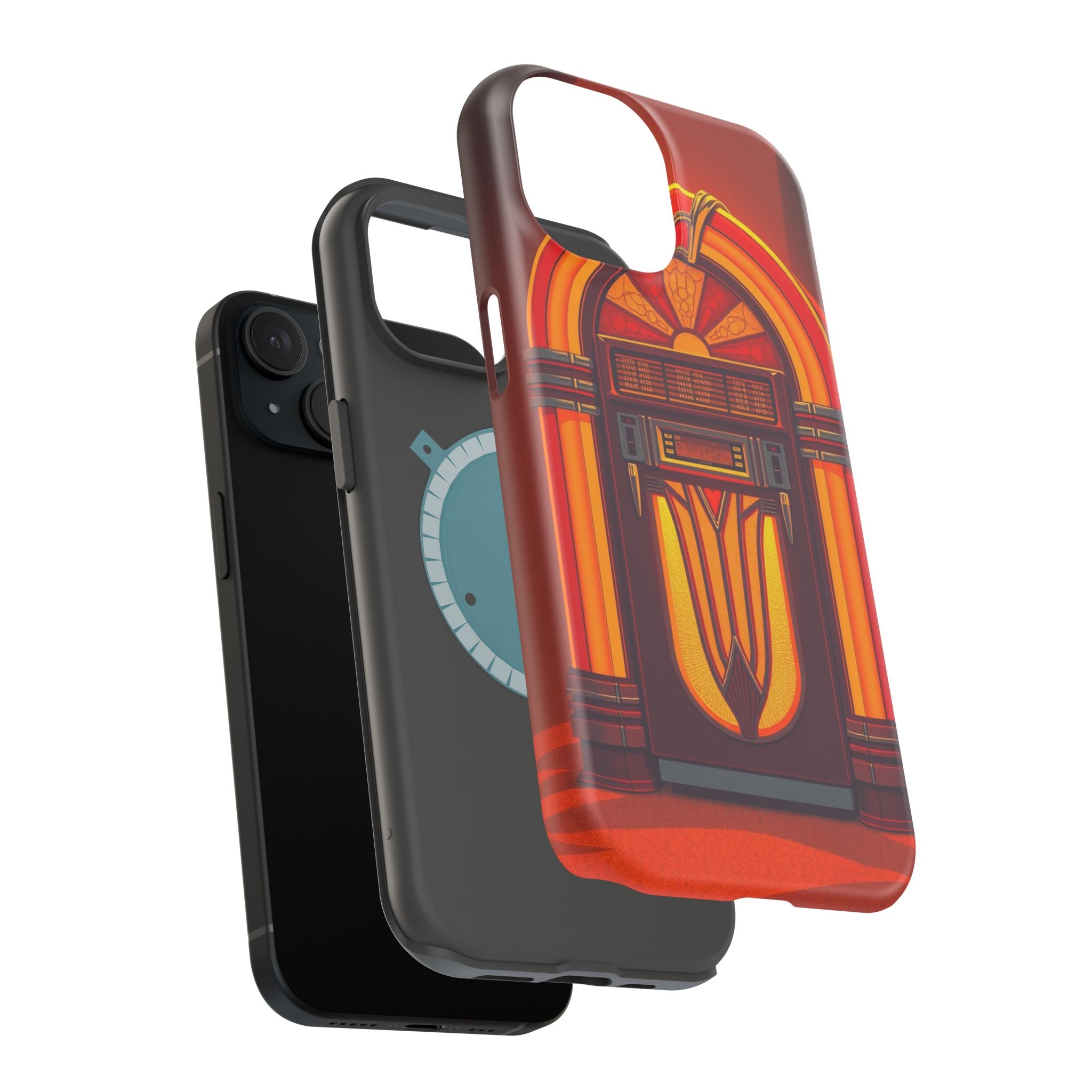 iPhone Jukebox Glow Pop Art Bold Bold Modern Everyday Snap Case · iPhone Case