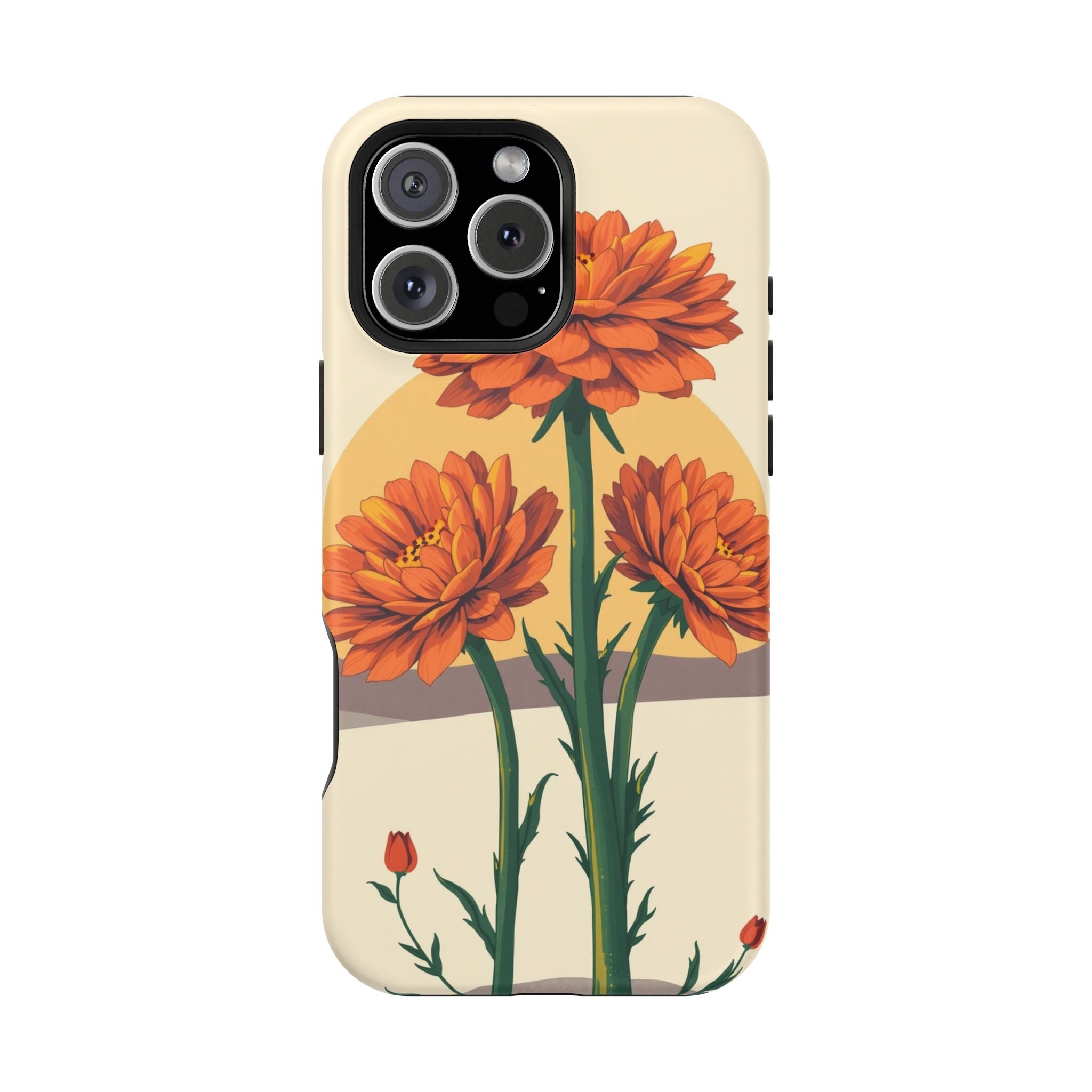 iPhone Ranunculus Stack Bold Art Bold Modern Everyday Snap Case · iPhone Case
