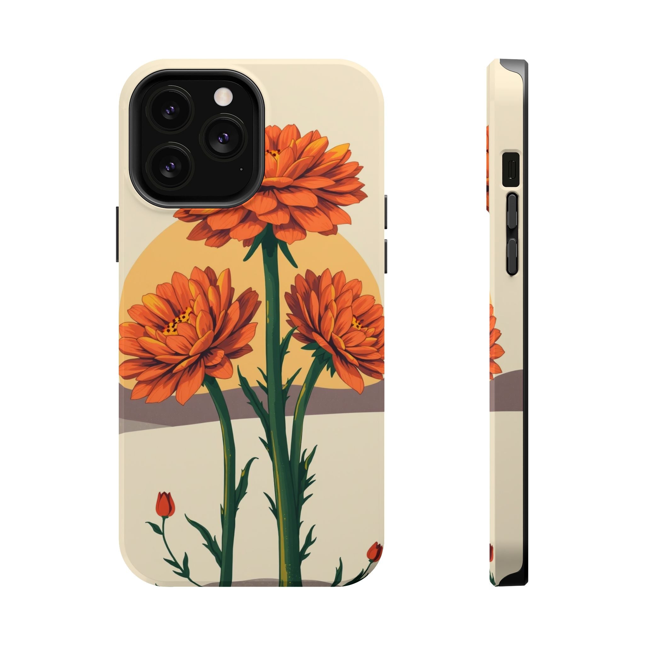 iPhone Ranunculus Stack Bold Art Bold Modern Everyday Snap Case · iPhone Case