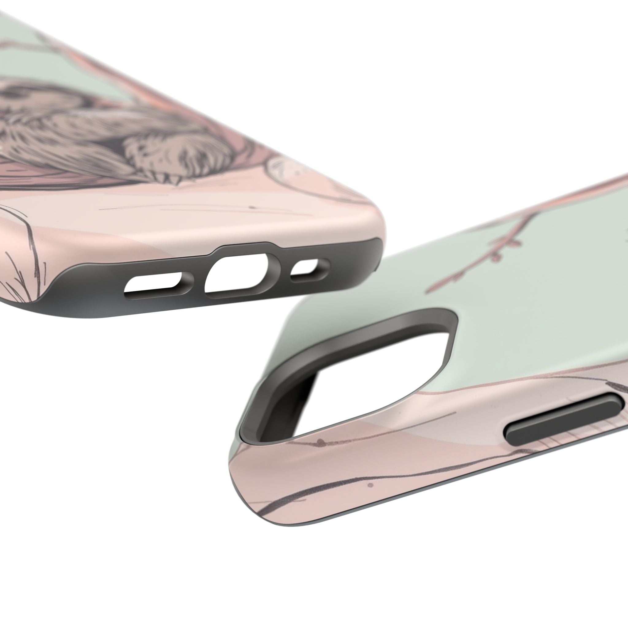 iPhone Cozy Sloth Mode Hand-Drawn Sketch Slim Everyday Designer Case · iPhone Ca