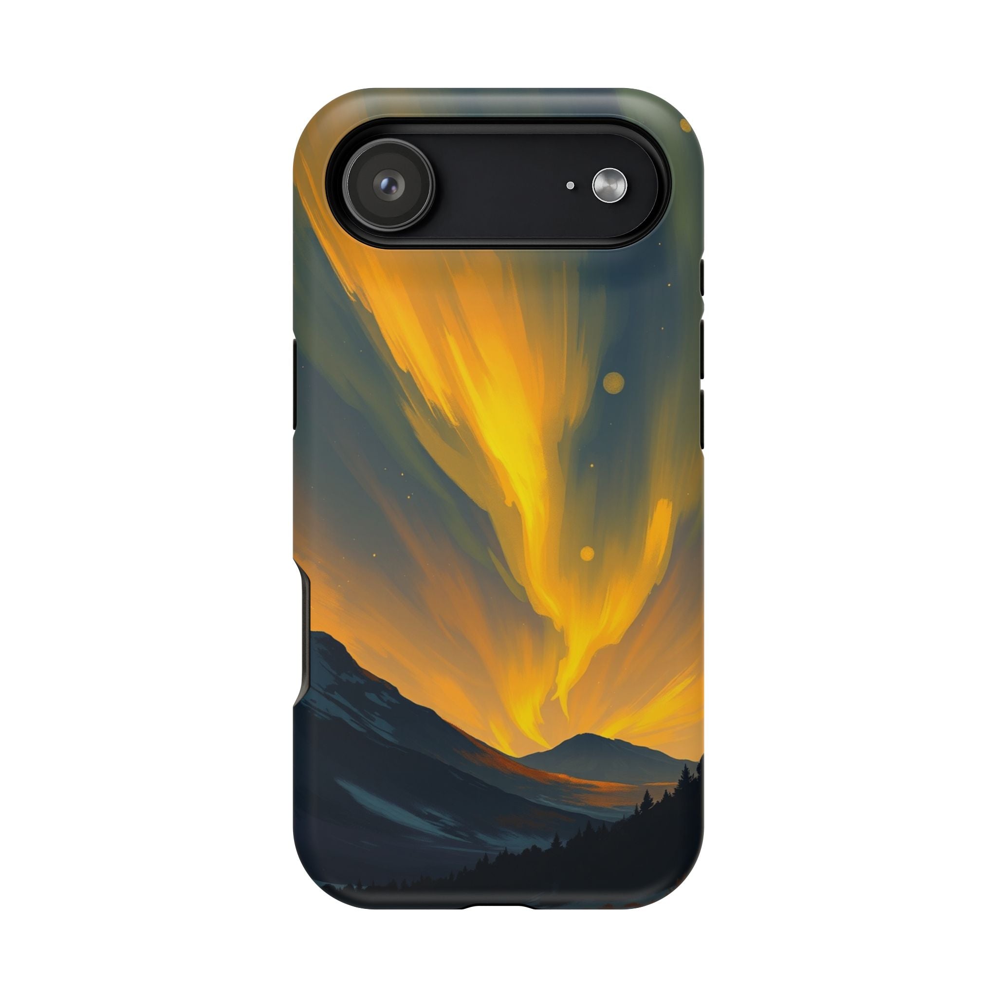 iPhone Serene Northern Lights Design Slim Everyday Designer Case · iPhone Case