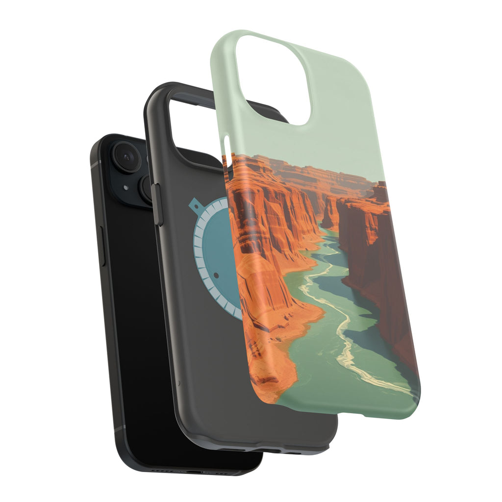iPhone Burnt Orange And Sand River Canyon Slim iPhone Everyday Designer · iPhone