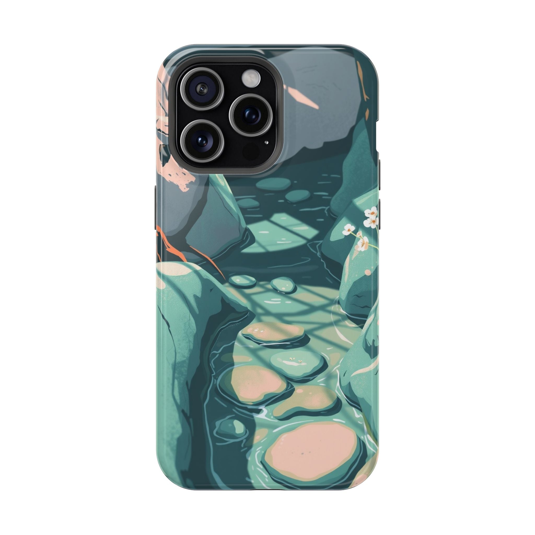 iPhone Vibrant Spring Creek Design 19 Slim Everyday Designer Case · iPhone Case