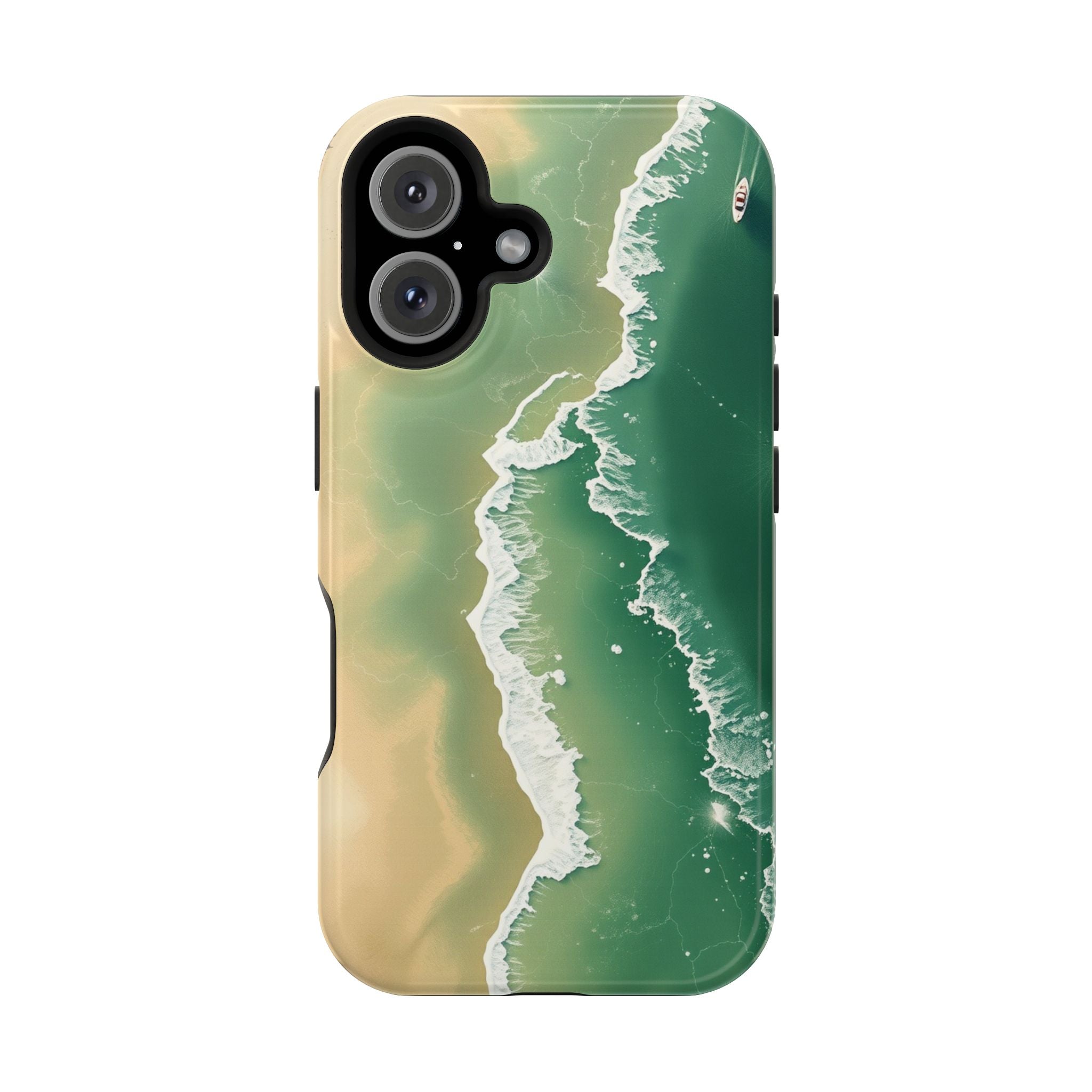 iPhone Shoreline Aerial Bold Art Bold Modern Everyday Snap Case · iPhone Case