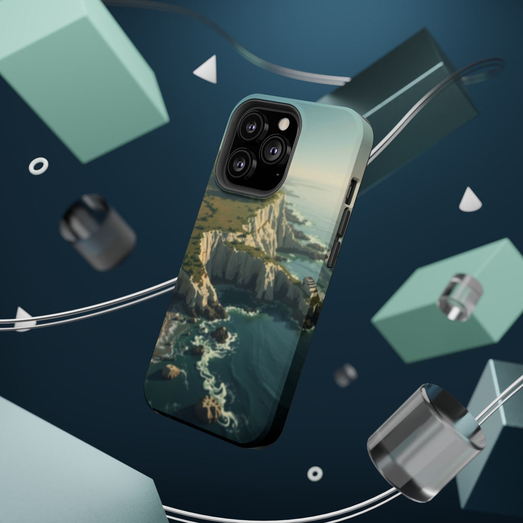 iPhone Shoreline Aerial Mystic Art Bold Modern Everyday Snap Case · iPhone Case