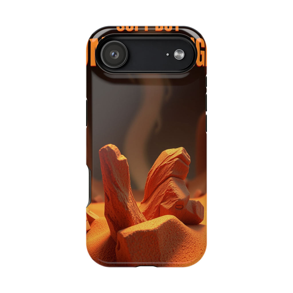 iPhone Earthy Soft but Unhinged Design Slim Everyday Designer Case · iPhone Case