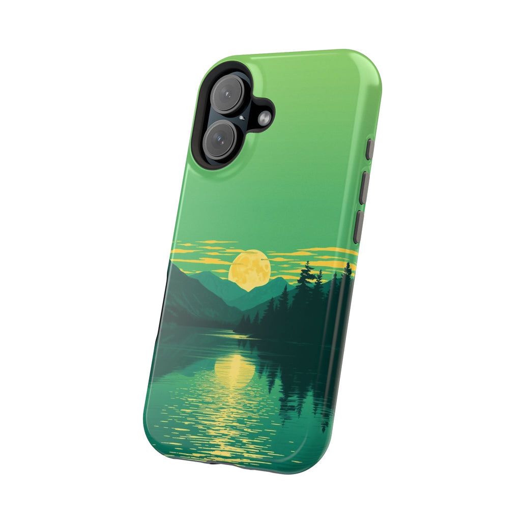 iPhone Lake at Twilight Risograph Print Slim Everyday iPhone Designer · iPhone C