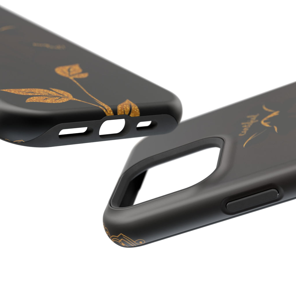iPhone Earthy Floral Silhouette Design Slim Everyday Designer Case · iPhone Case