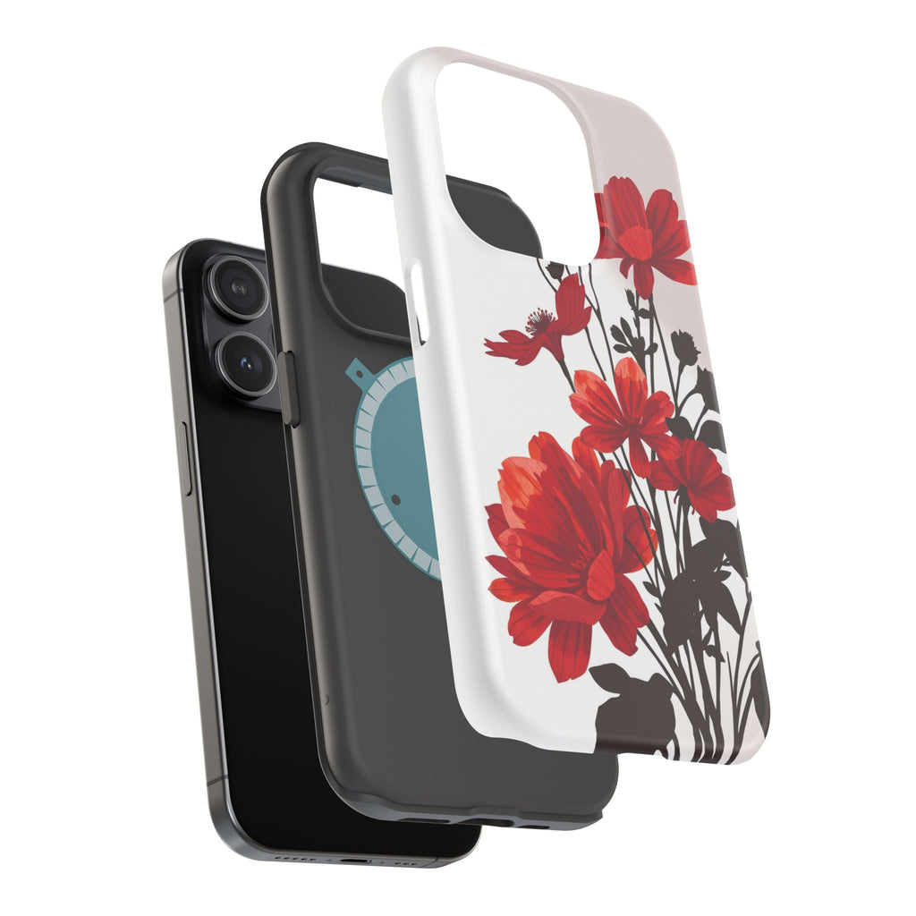 iPhone Floral Silhouette Cinematic Art Slim Snap Case · iPhone Case