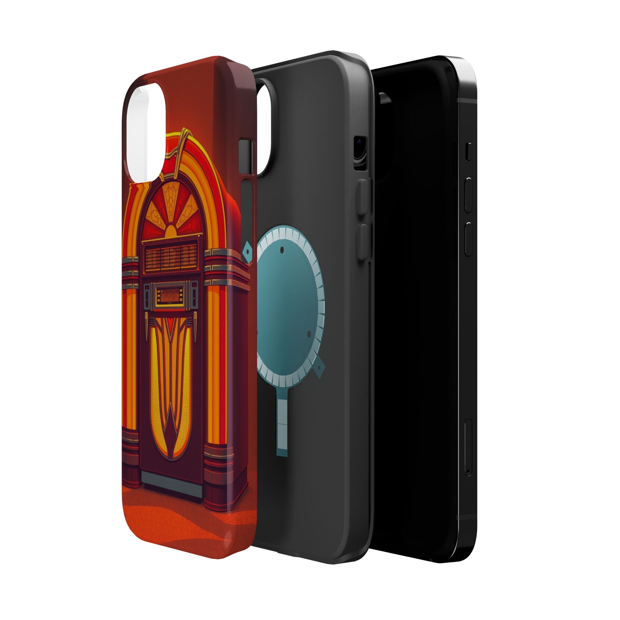iPhone Jukebox Glow Pop Art Bold Bold Modern Everyday Snap Case · iPhone Case