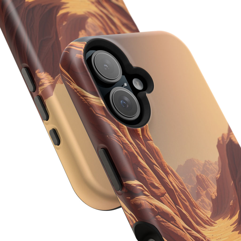 iPhone Burnt Orange And Sand Valley Floor Slim iPhone 20 Everyday · iPhone Case