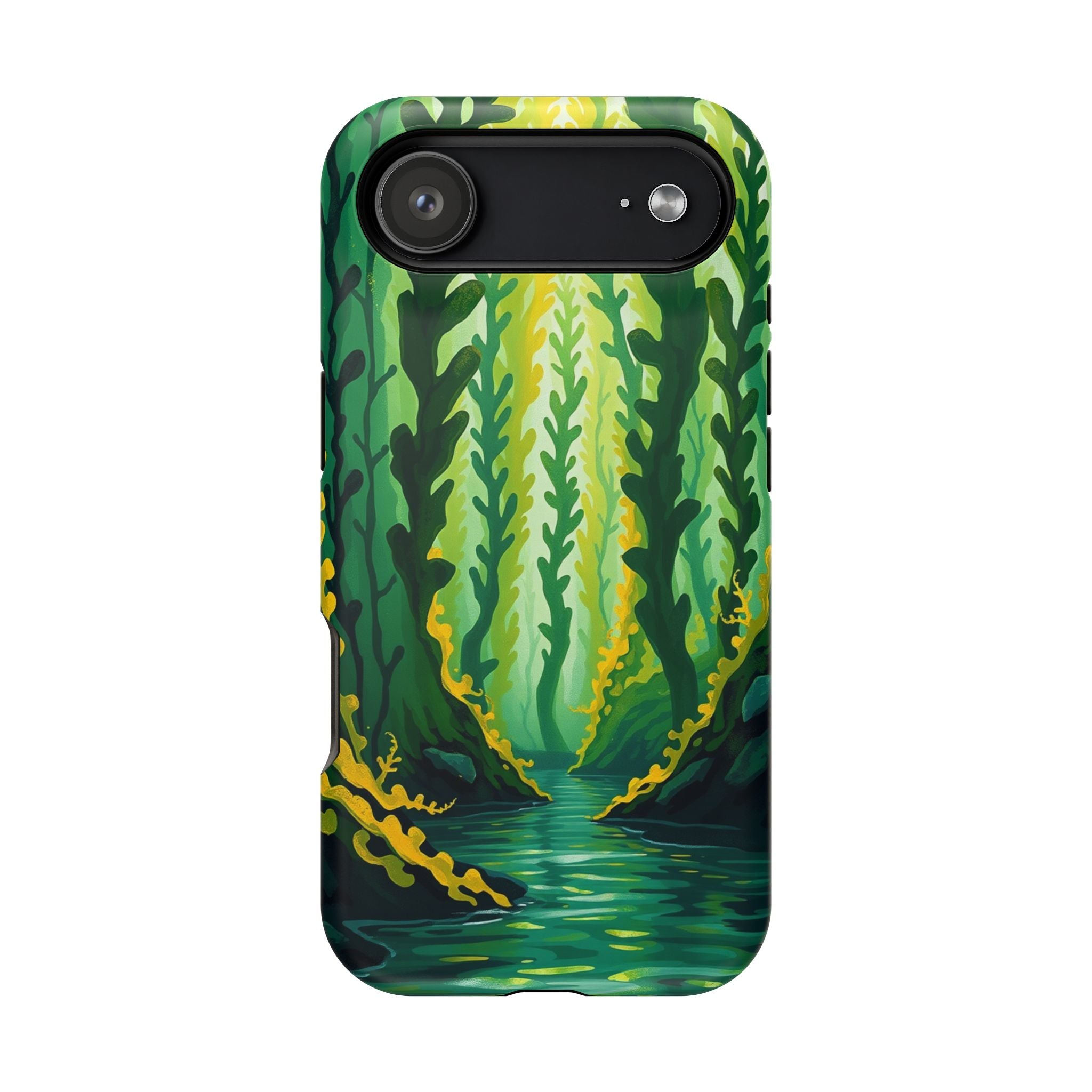 iPhone Kelp Forest Oil Painting Impressionist Slim iPhone Everyday · iPhone Case