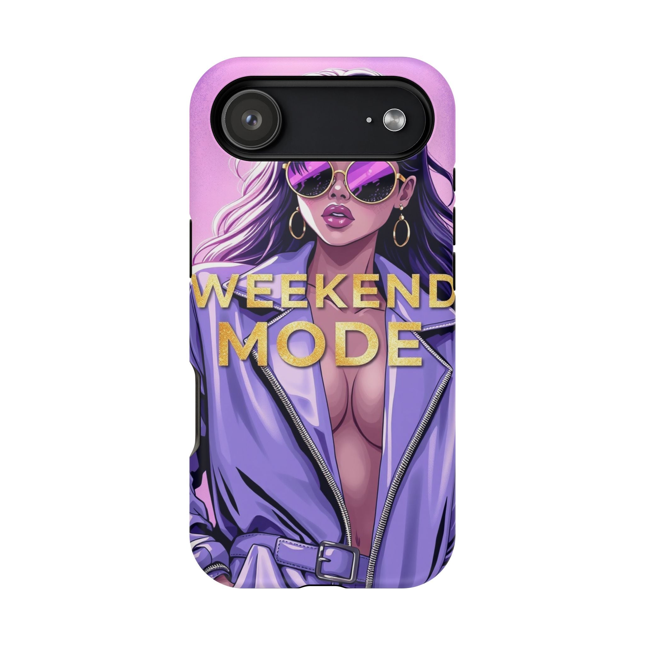 iPhone Lavender And Pearl Weekend Mode On Slim Everyday Designer Case · iPhone C
