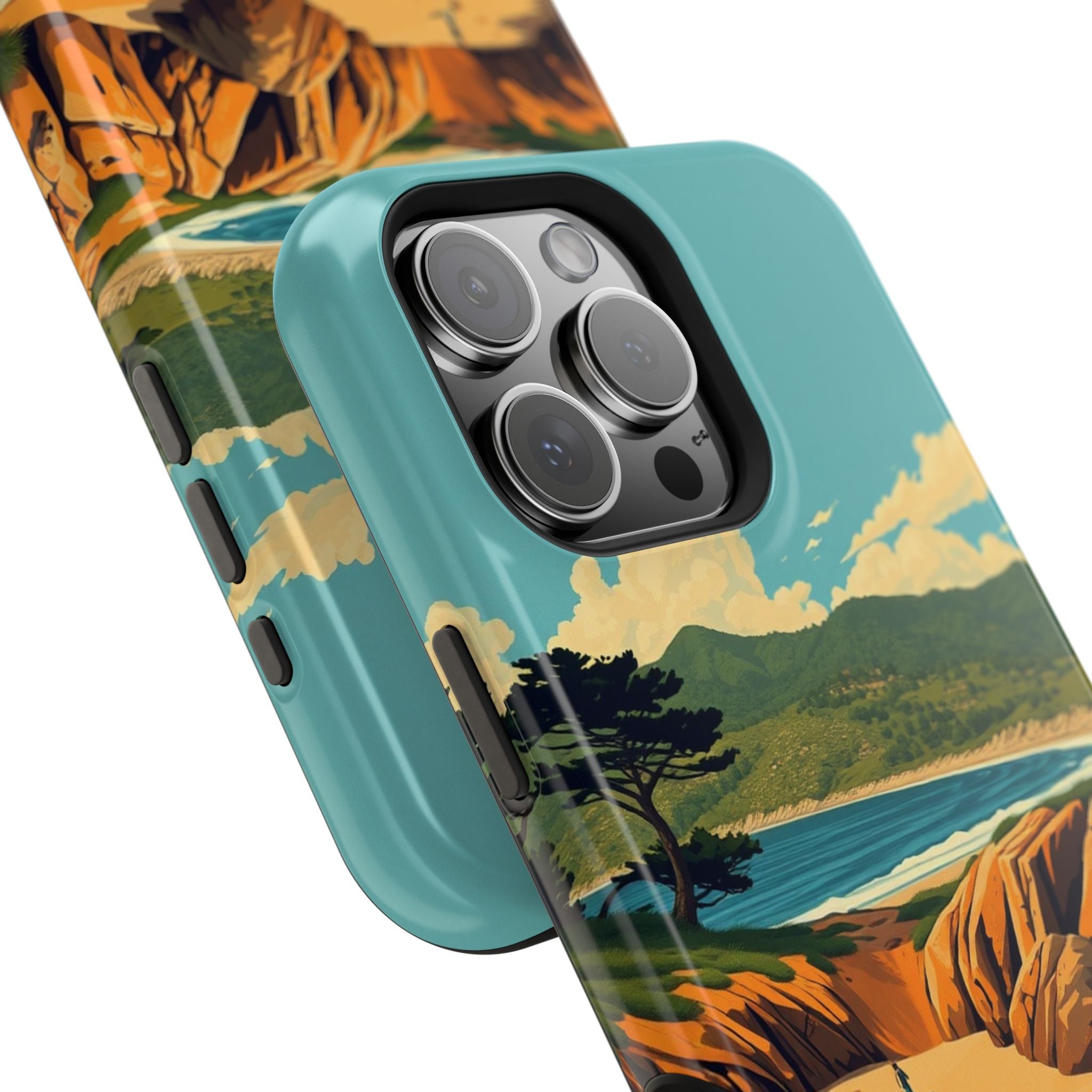 iPhone Pebble Beach Vintage Retro Poster Slim Everyday iPhone Designer · iPhone