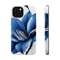 iPhone Midnight Blue And Silver Magnolia Dream Soft iPhone Finish · iPhone Case