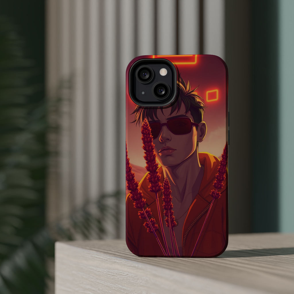 iPhone Lavender Haze Neon Cyberpunk Slim Everyday Designer Case · iPhone Case