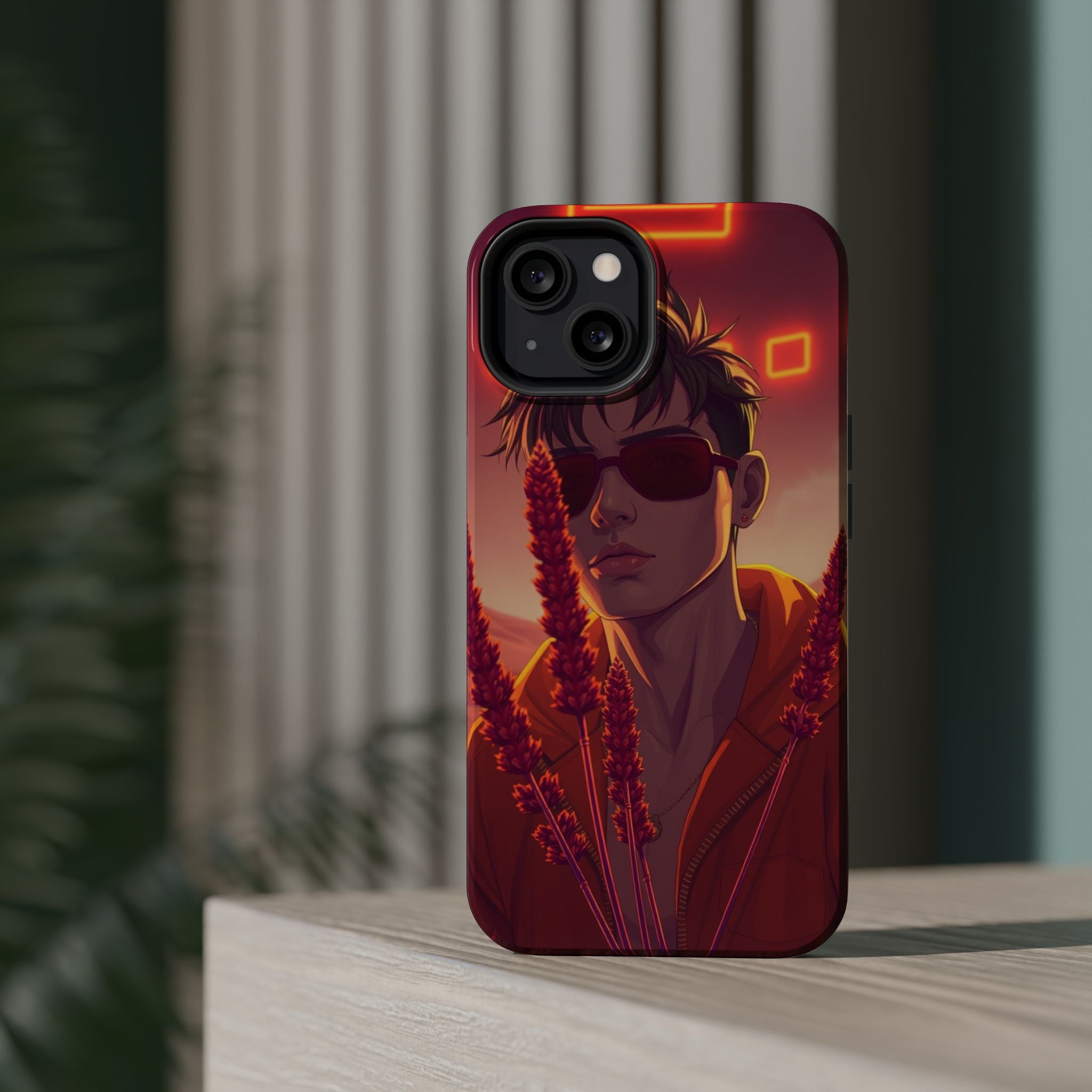 iPhone Lavender Haze Neon Cyberpunk Slim Everyday Designer Case · iPhone Case