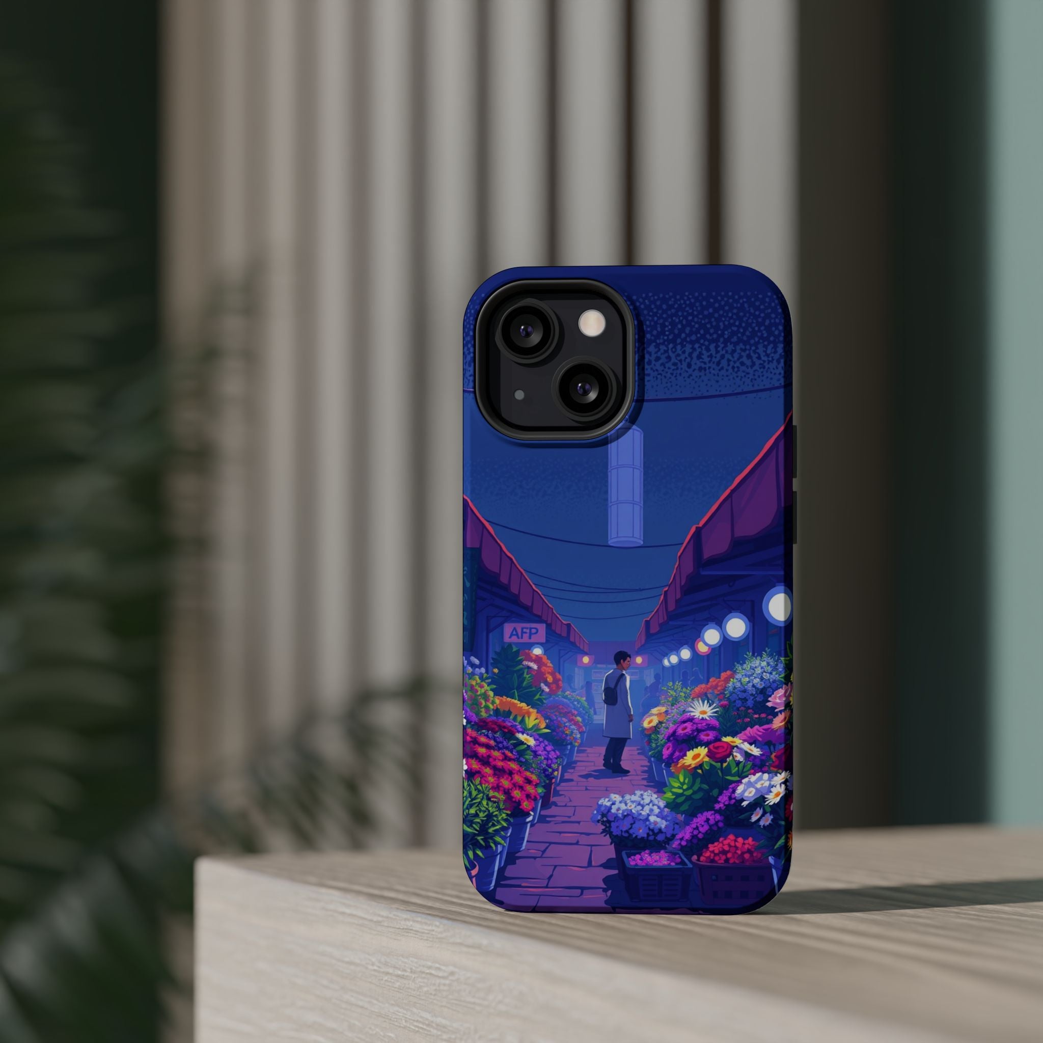 iPhone Flower Market Electric Art Bold Modern Everyday Snap Case · iPhone Case