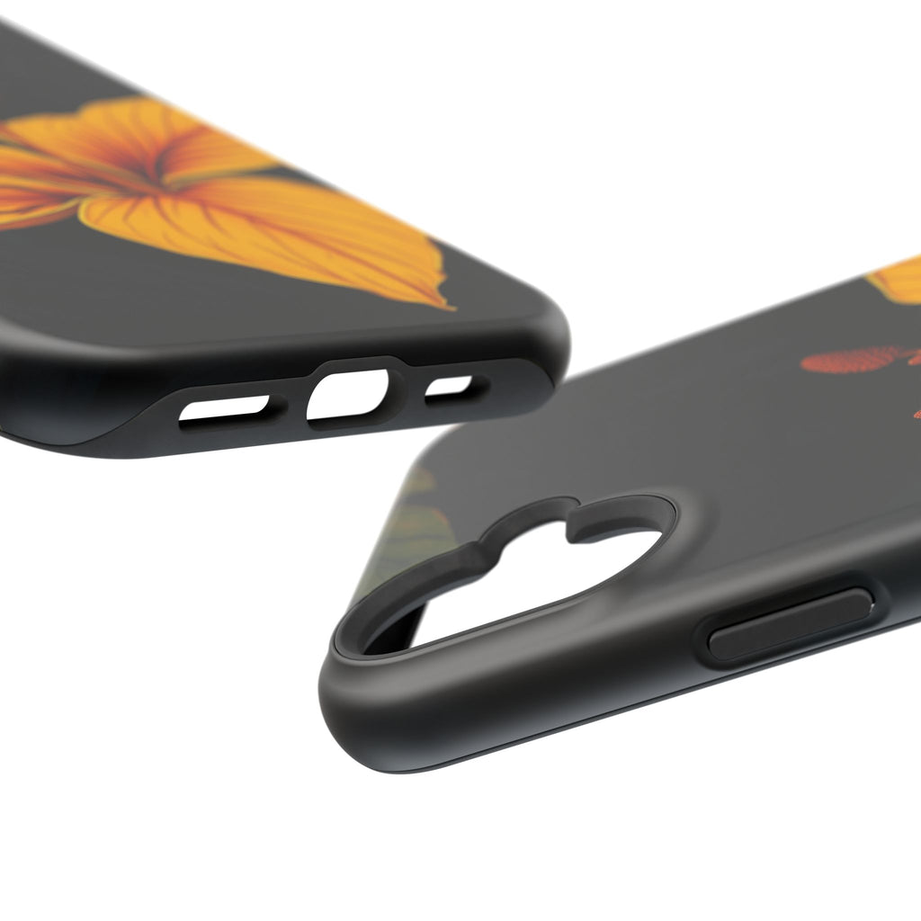 iPhone Earthy Tropical Bloom Design Artistic Everyday Cas Slim Snap Case · iPhon