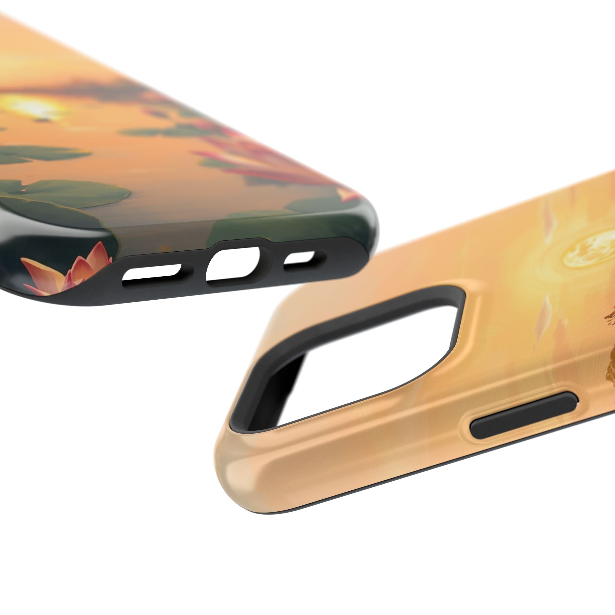 iPhone Lotus Pond Oil Painting Impressionist Slim iPhone Everyday · iPhone Case
