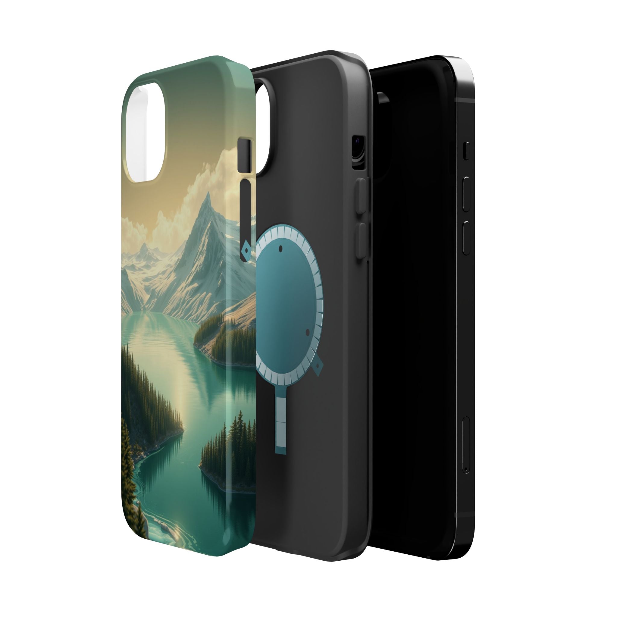 iPhone Glacier Lake Bold Art Slim Everyday Designer Case · iPhone Case