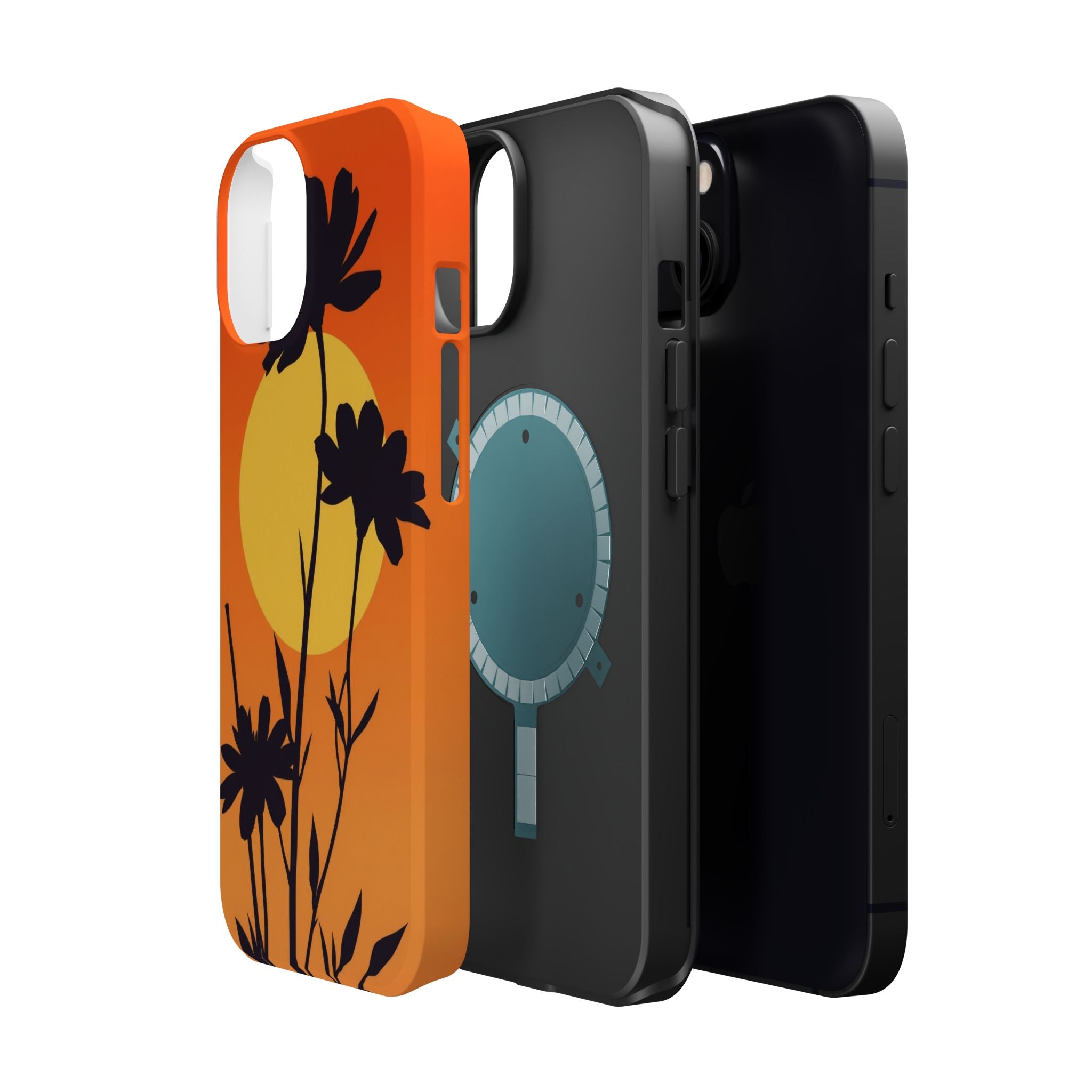iPhone Vibrant Floral Silhouette Design Slim Everyday iPhone Designer · iPhone C