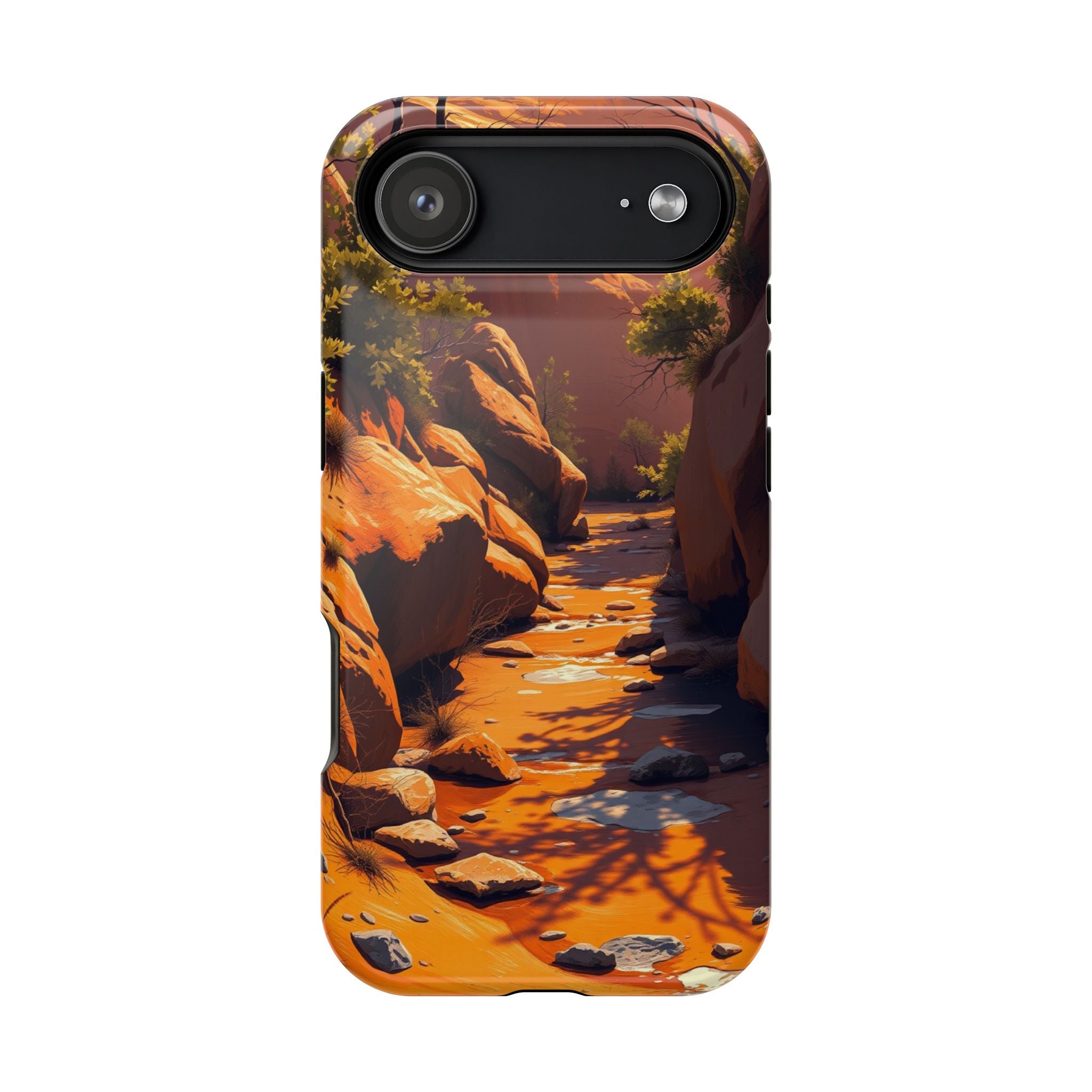 iPhone Spring Creek Bold Art Slim Everyday Designer Case · iPhone Case
