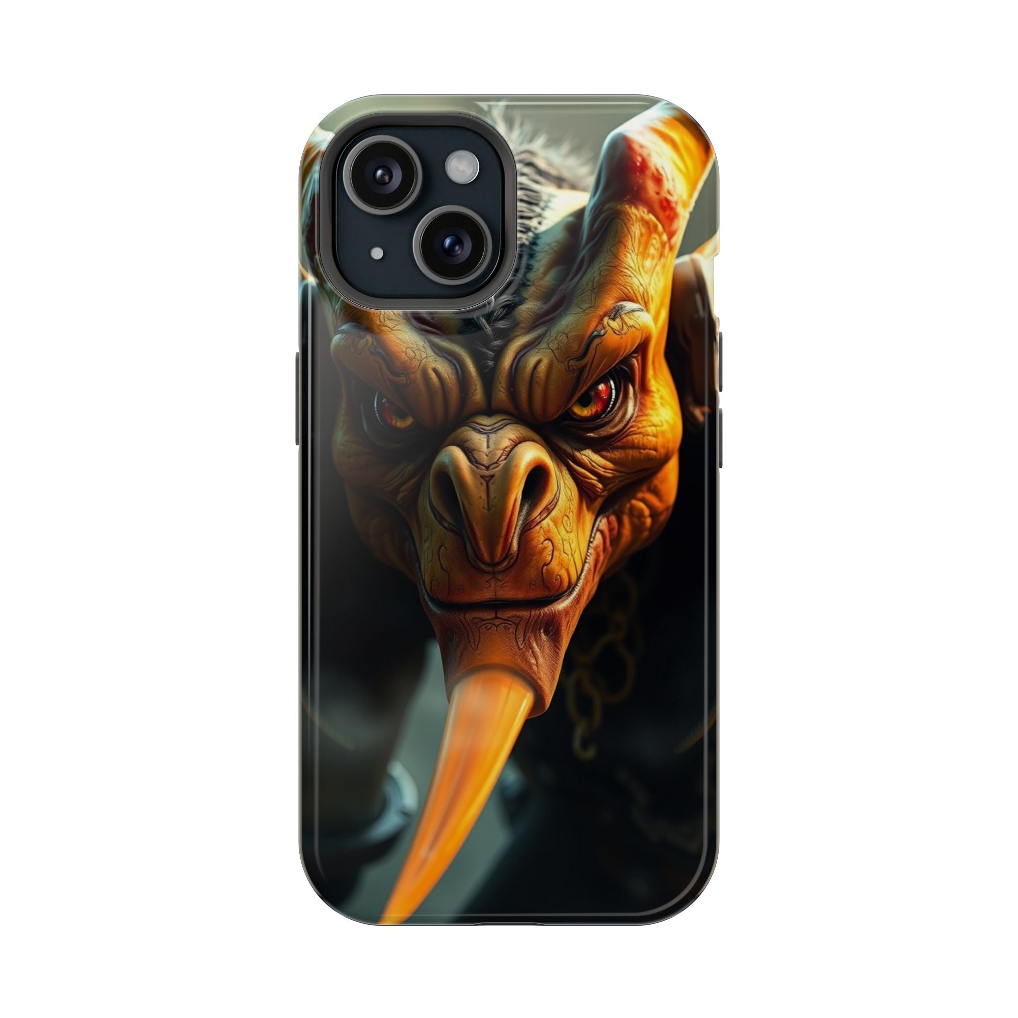 iPhone Mustard And Rust Goblin Mode Activated Slim Everyday Designer Case · iPho