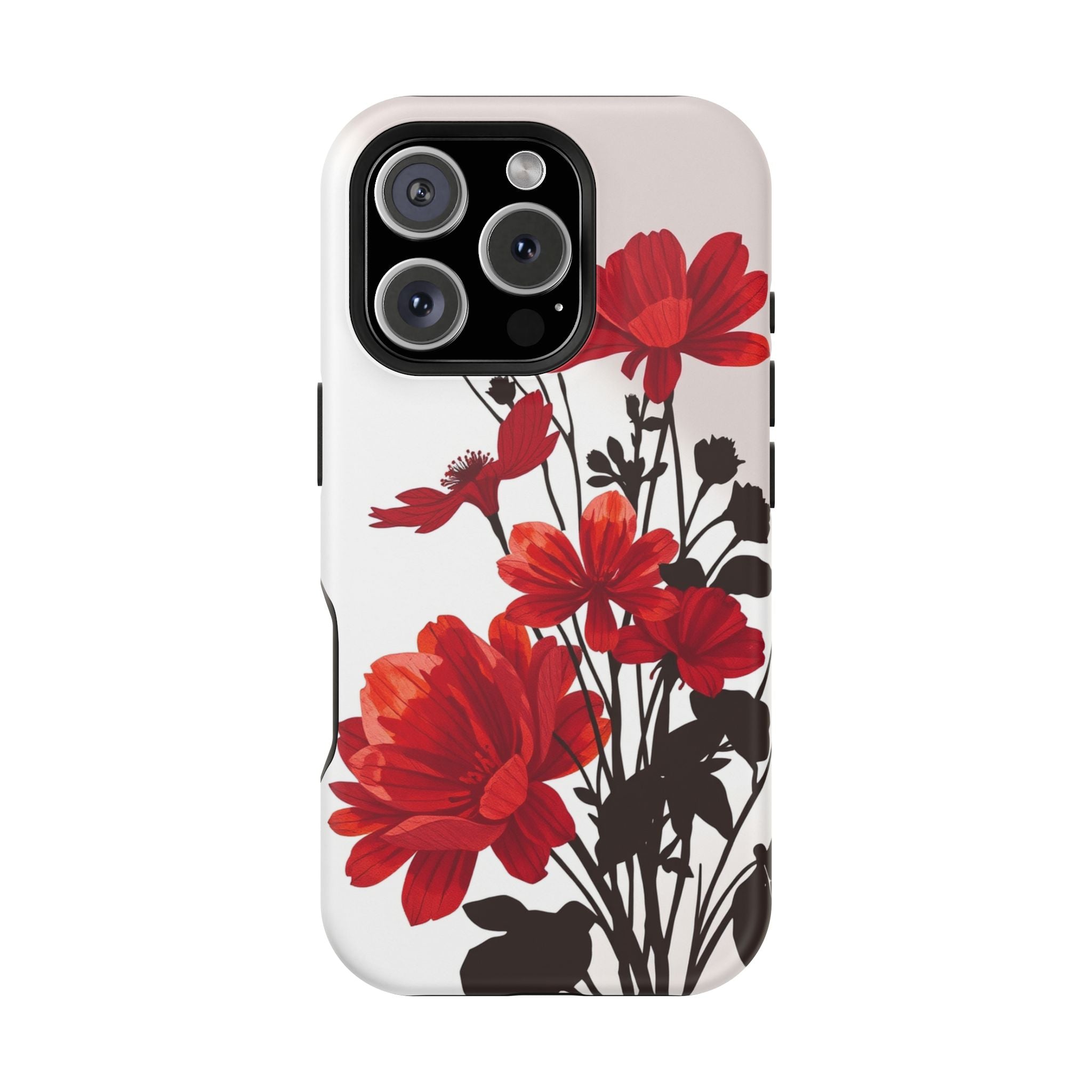 iPhone Floral Silhouette Cinematic Art Slim Snap Case · iPhone Case