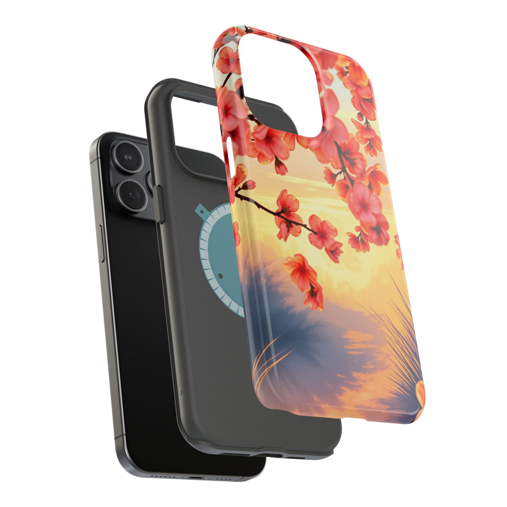 iPhone Sunset Amber And Peach Blossom Trail Slim Snap Cas Carry Case · iPhone Ca