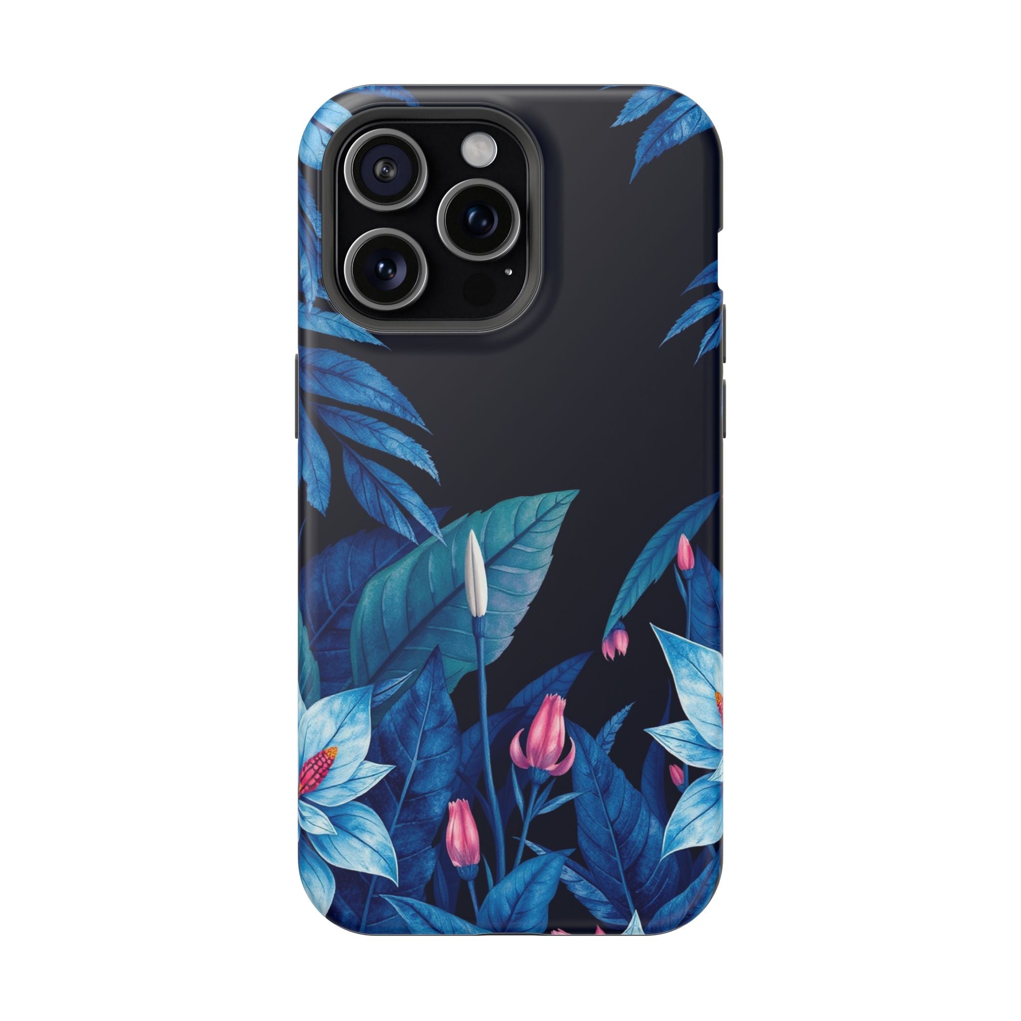 iPhone Serene Jungle Floral Design Clean Minimal Snap Cas Slim Snap Case · iPhon