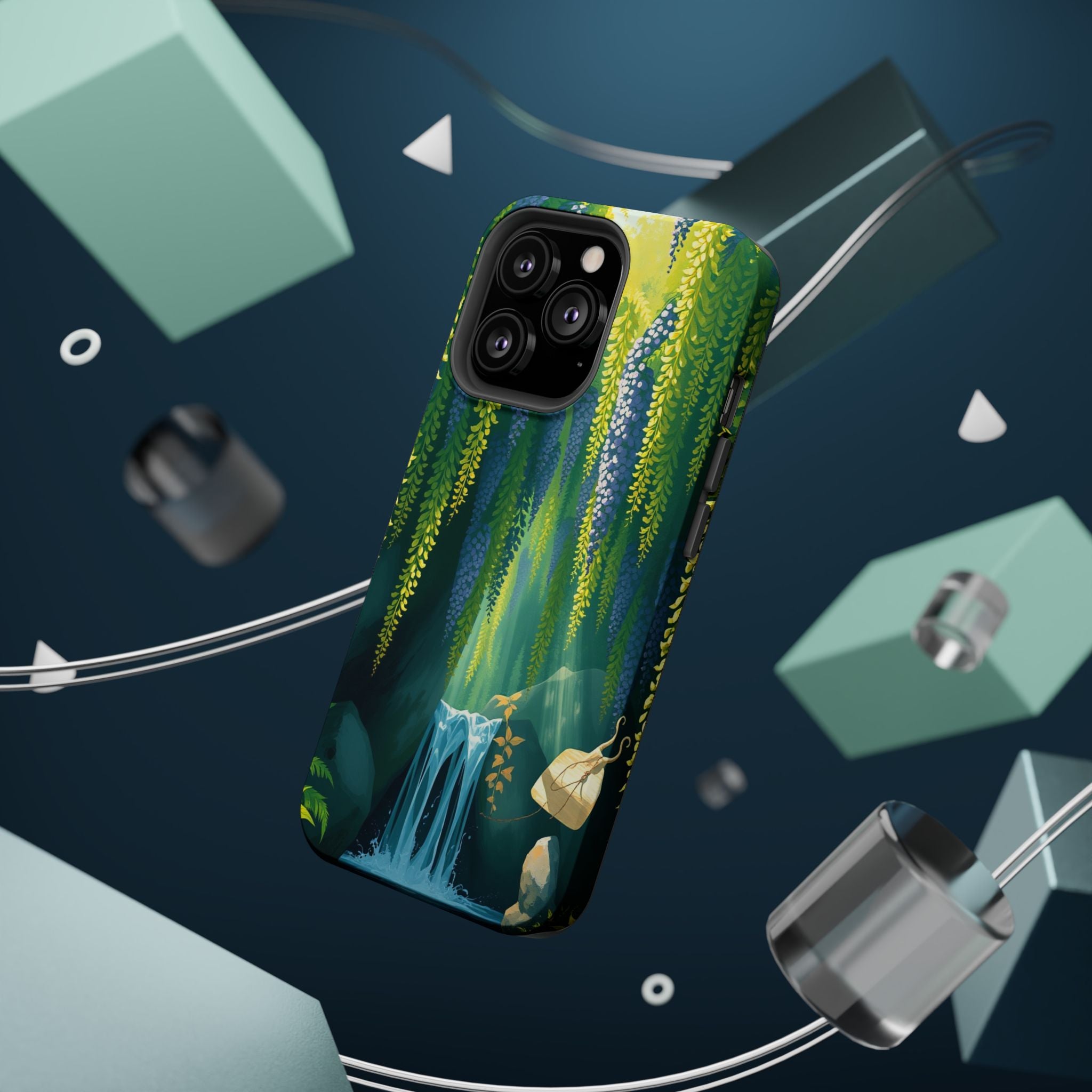 iPhone Wisteria Cascade Mystic Art Bold Modern Everyday Snap Case · iPhone Case