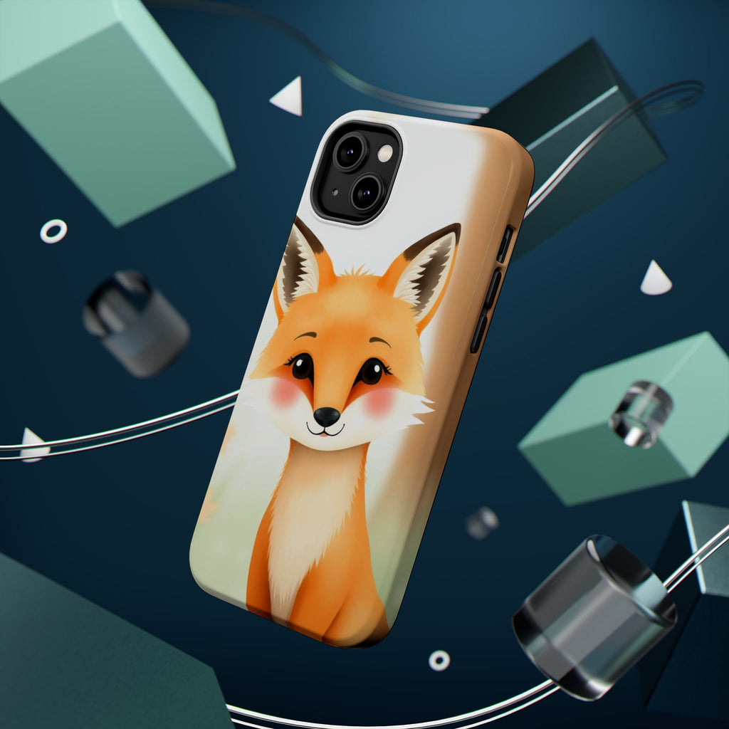 iPhone Watercolor Fox Portrait Kids Fun iPhone Phone Case Gift Slim · iPhone Cas