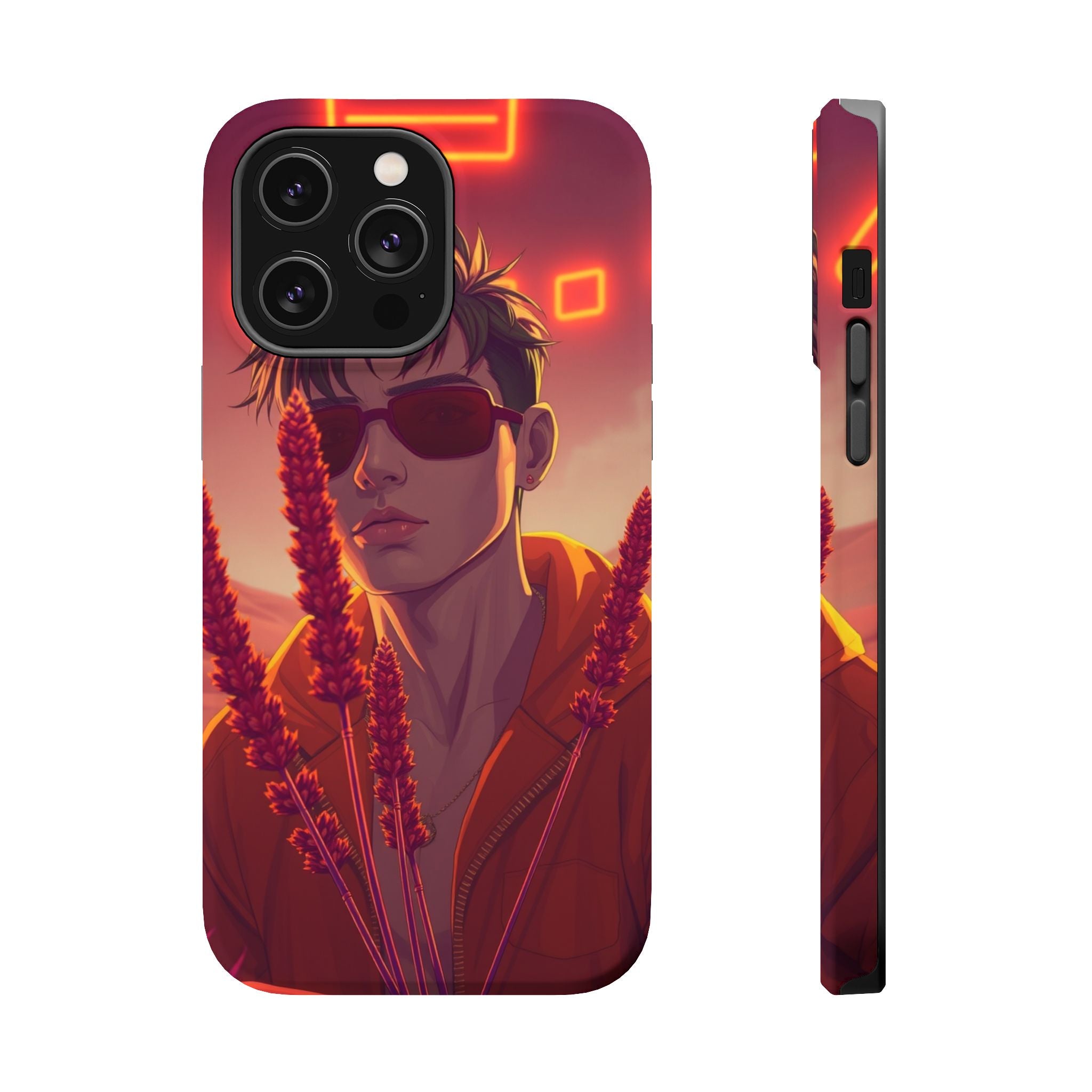 iPhone Lavender Haze Neon Cyberpunk Slim Everyday Designer Case · iPhone Case