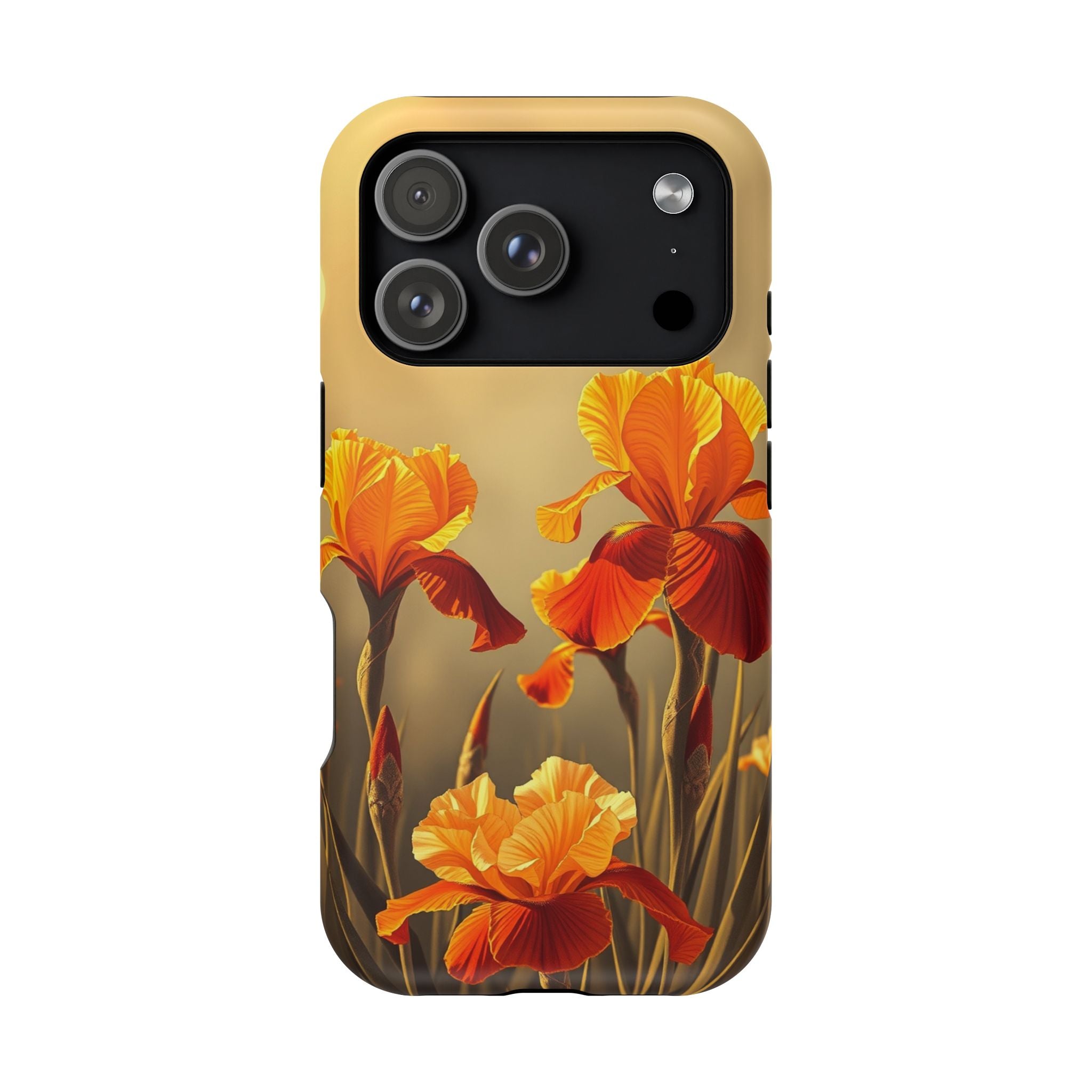 iPhone Iris Garden Gold Foil Luxury Slim Everyday Designer Case · iPhone Case