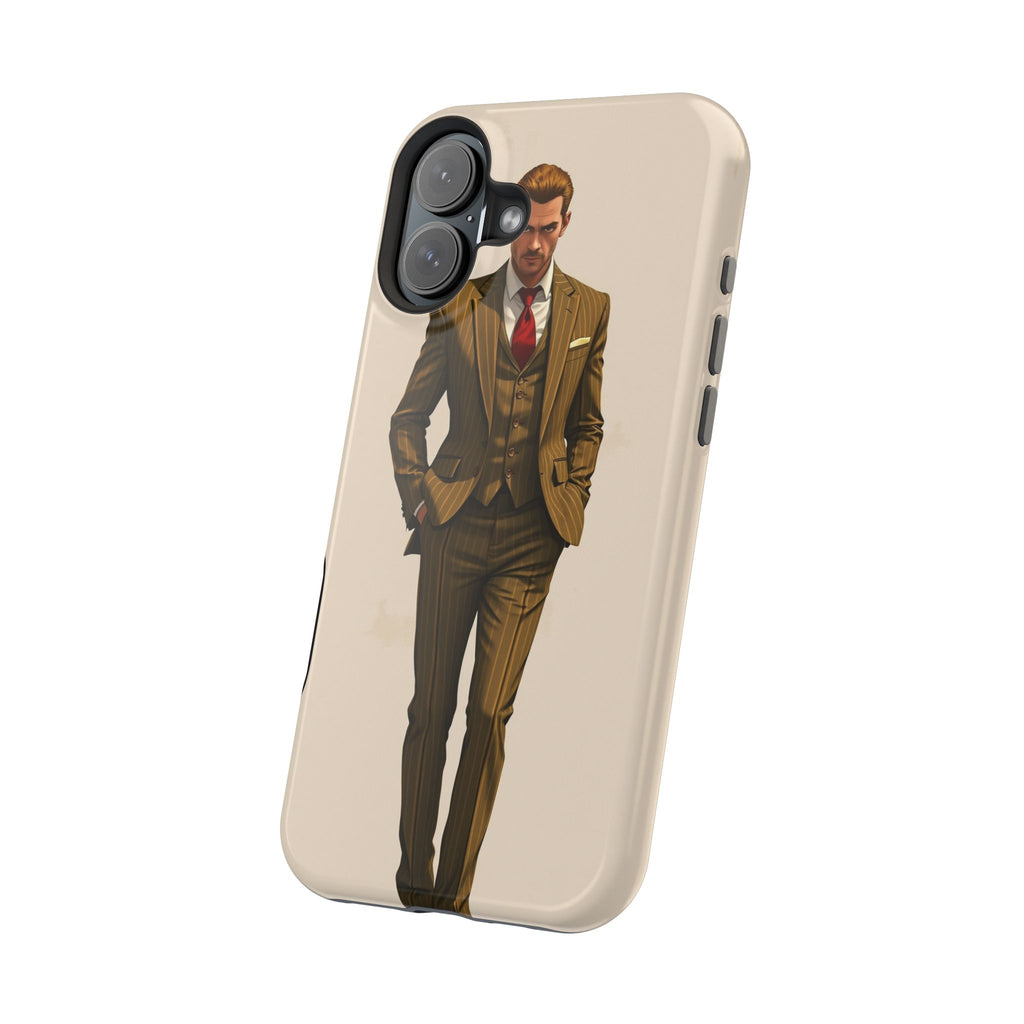 iPhone Pinstripe Suit Grunge Distressed Slim Everyday Designer Case · iPhone Cas