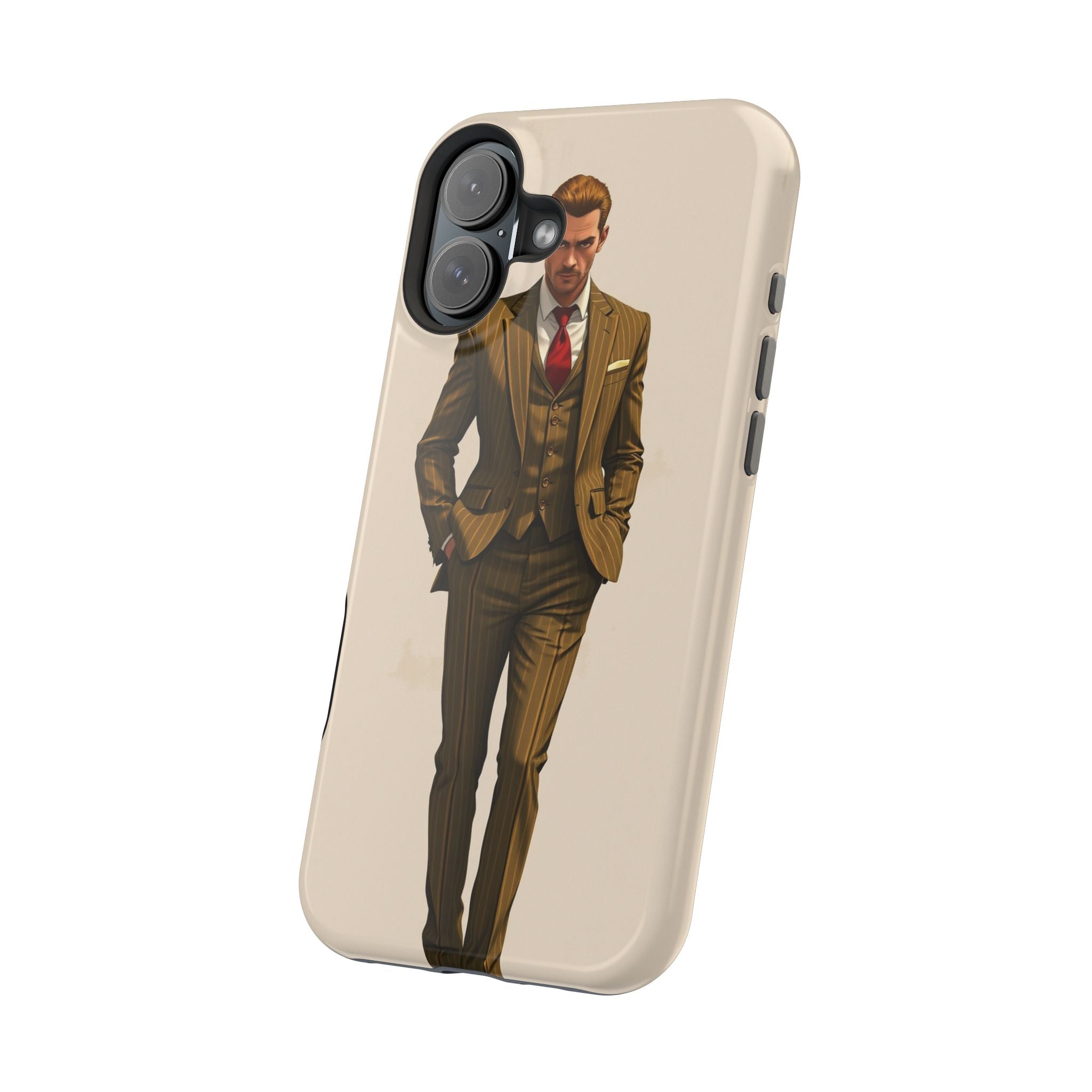 iPhone Pinstripe Suit Grunge Distressed Slim Everyday Designer Case · iPhone Cas
