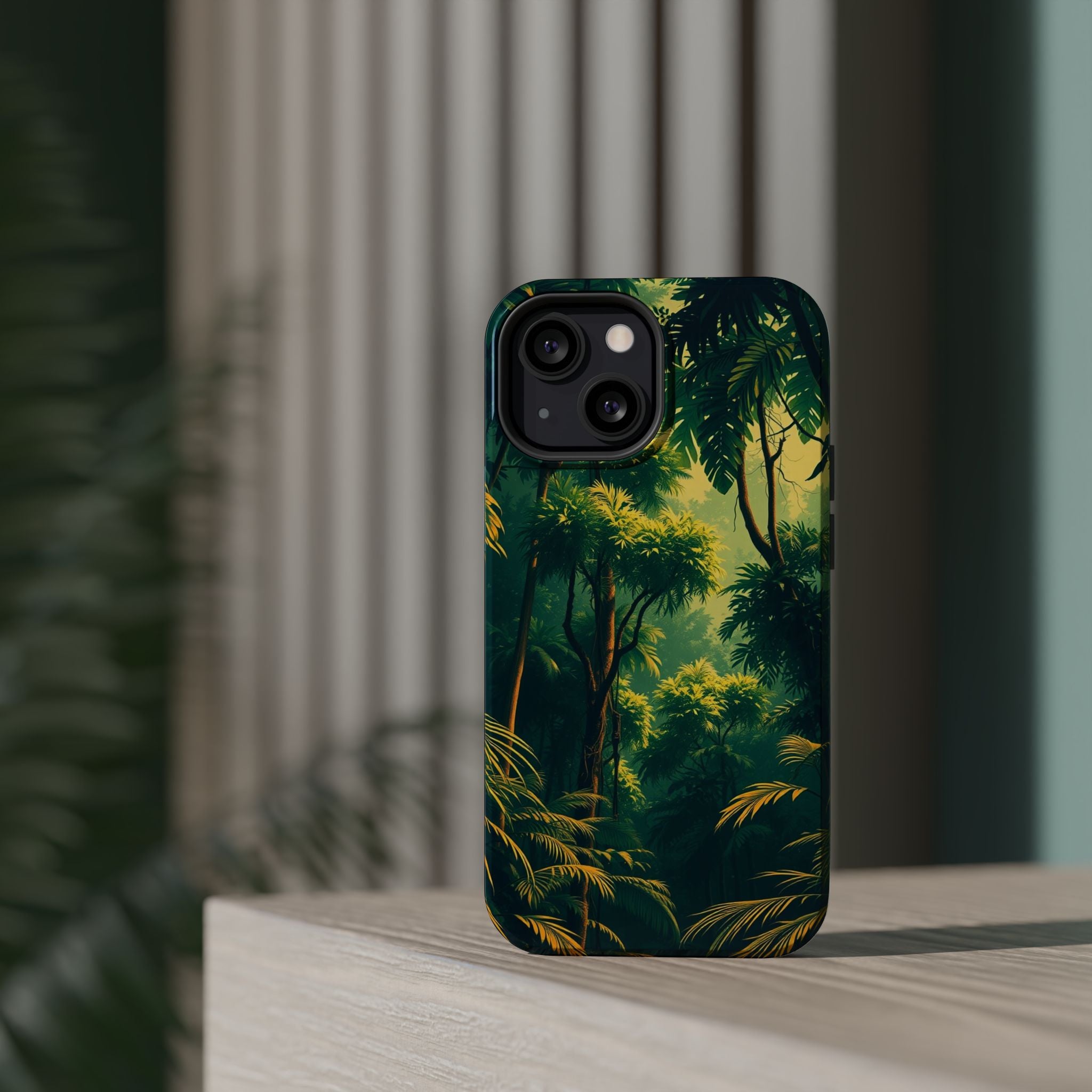 iPhone Rainforest Canopy Vintage Retro Poster Slim iPhone Everyday · iPhone Case