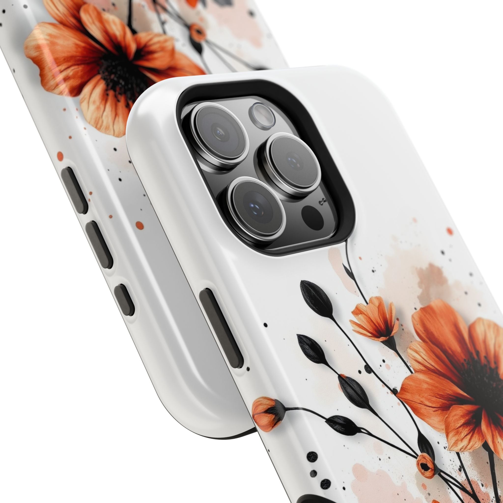 iPhone Floral Watercolor Splash 3D Digital Slim iPhone Everyday · iPhone Case