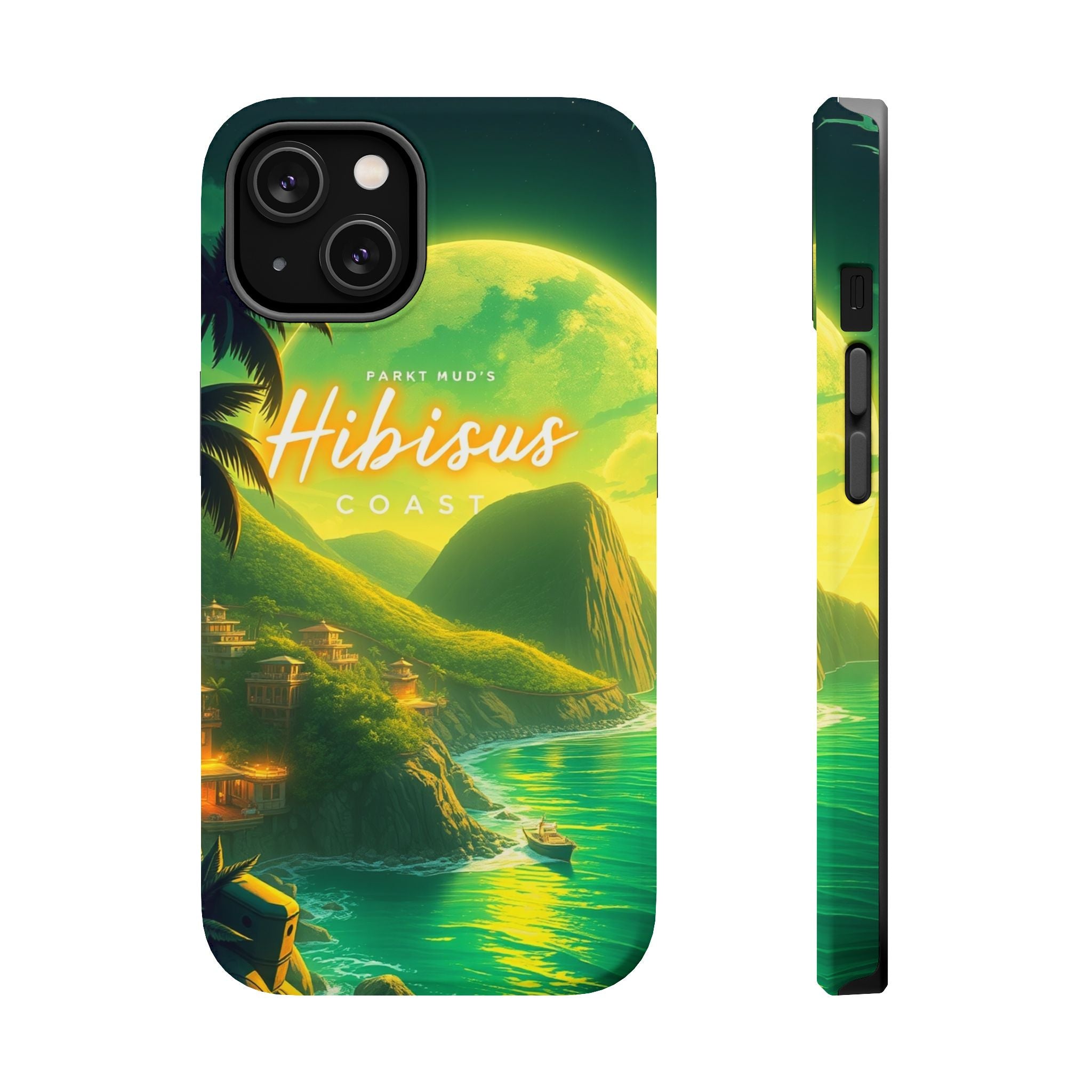 iPhone Dreamy Hibiscus Coast Design Slim Everyday Designer Case · iPhone Case