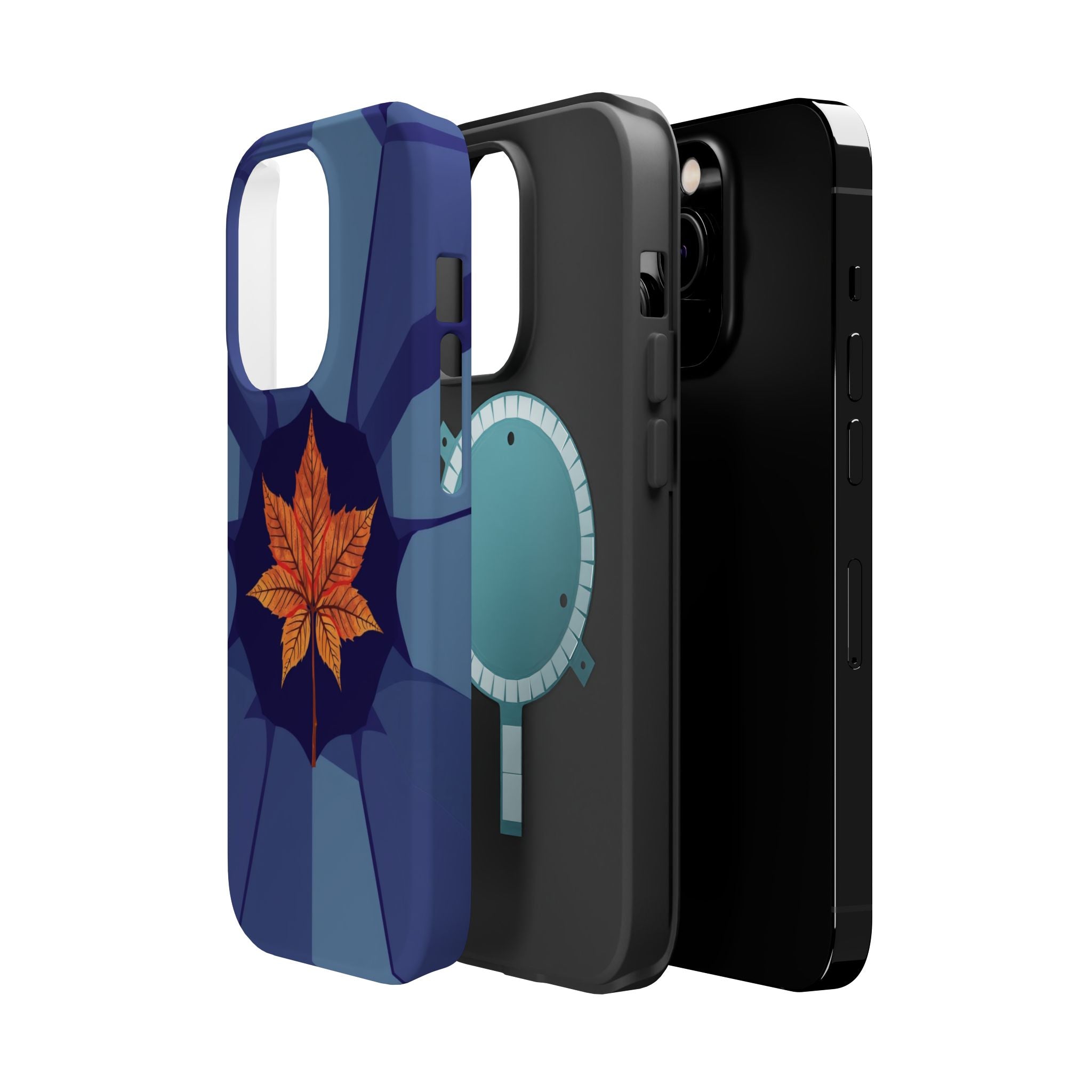 iPhone Autumn Maple Abstract Geometric Slim Everyday Designer Case · iPhone Case