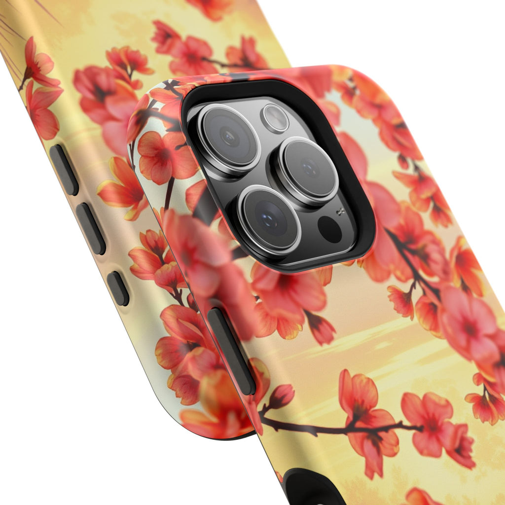iPhone Sunset Amber And Peach Blossom Trail Slim Snap Cas Carry Case · iPhone Ca