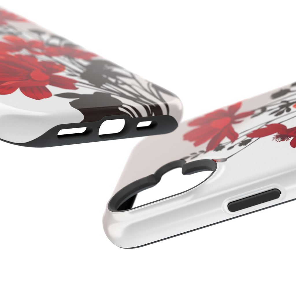 iPhone Floral Silhouette Cinematic Art Slim Snap Case · iPhone Case